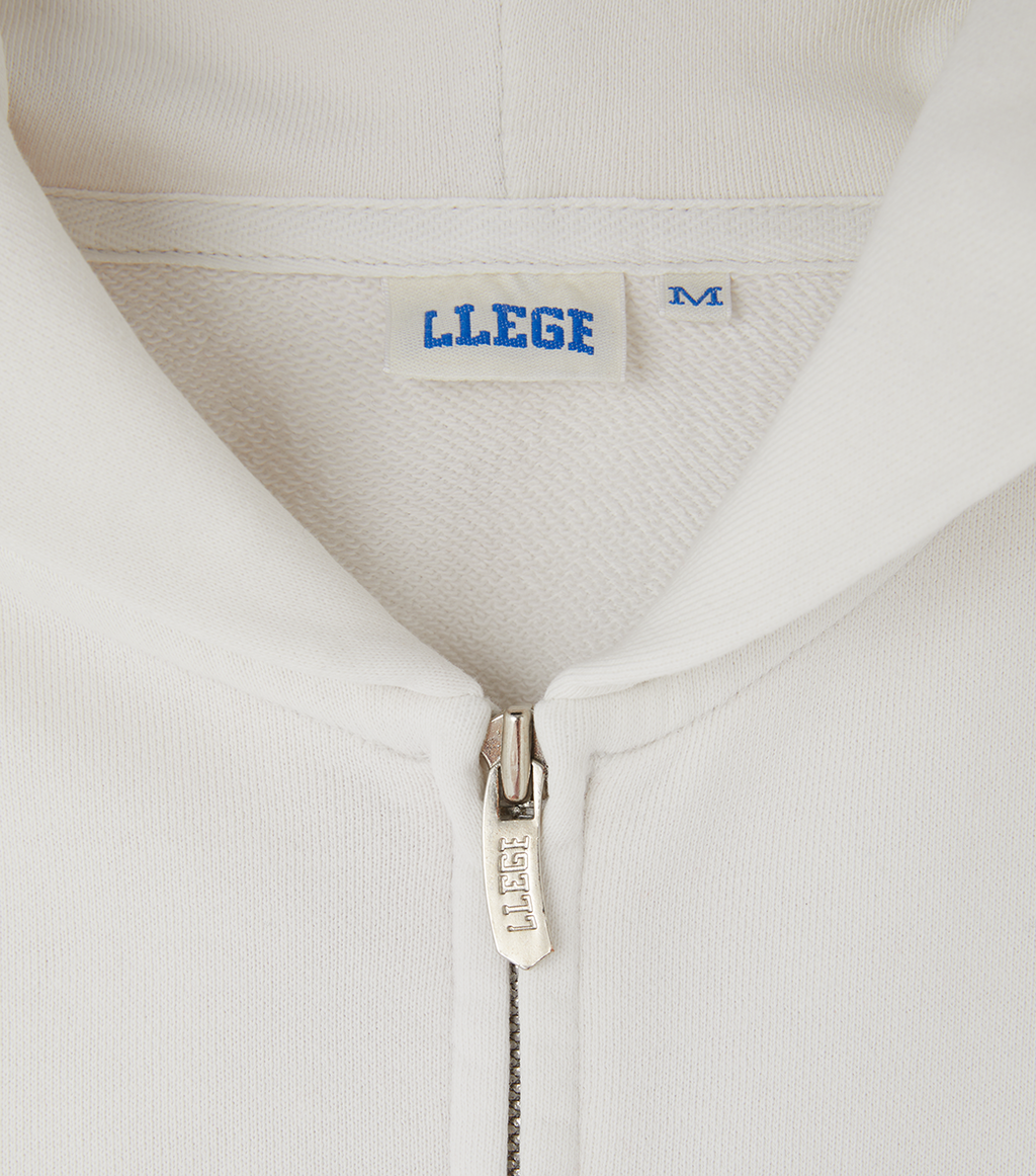 Llege - Garment Dyed Hoodie Jumper (Cement White) product image 4 | TRAB K-Fashion Australia