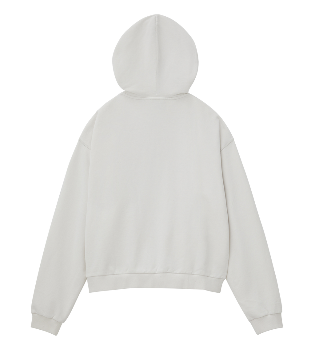 Llege - Garment Dyed Hoodie Jumper (Cement White) product image 2 | TRAB K-Fashion Australia