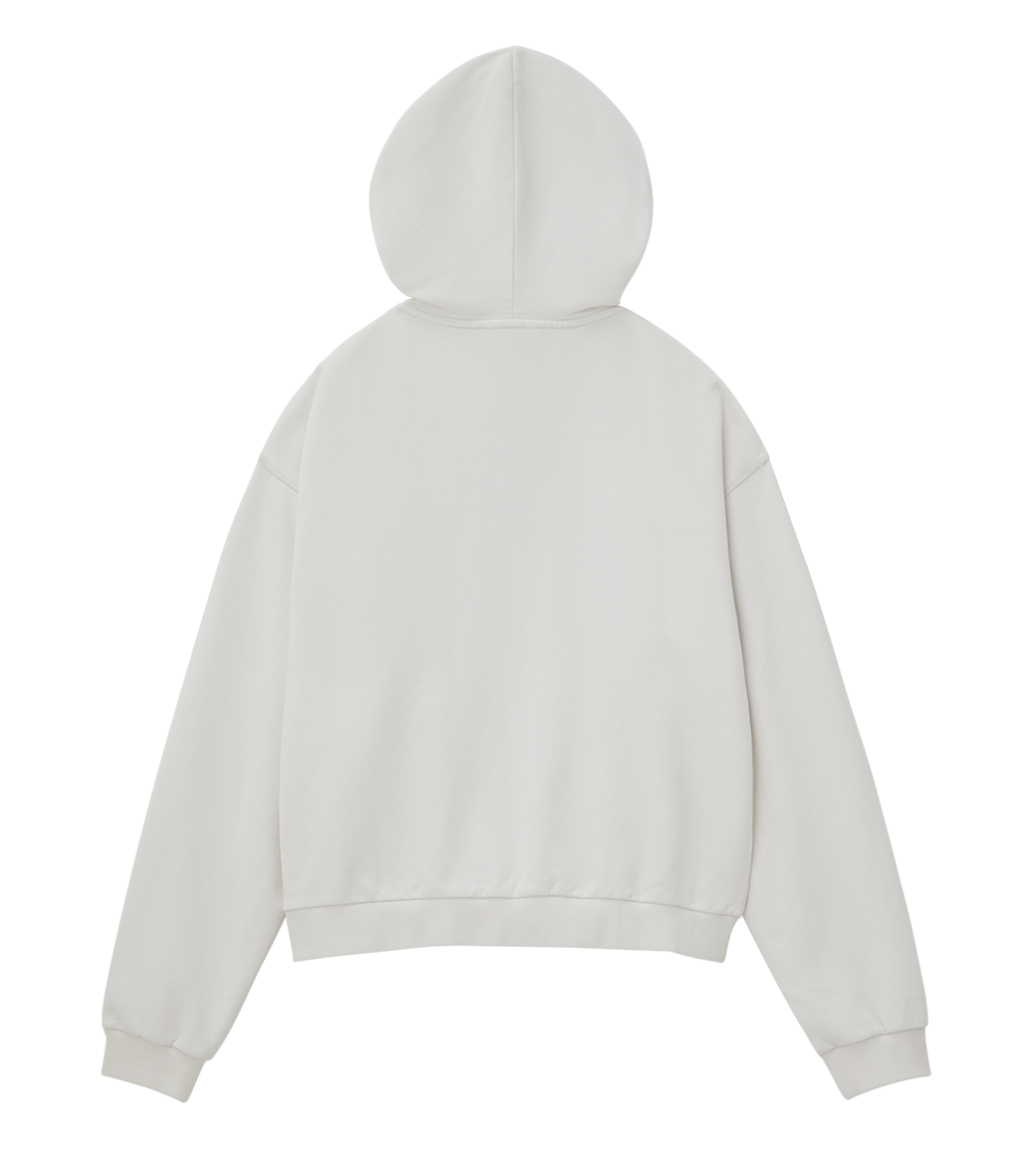 Llege - Garment Dyed Hoodie Jumper (Cement White) product image 2 | TRAB K-Fashion Australia