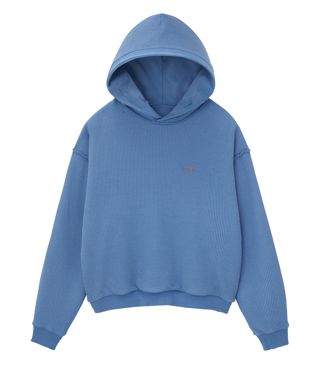 Llege - Garment Dyed Reversible Hoodie (Blue) product image 5 | TRAB K-Fashion Australia