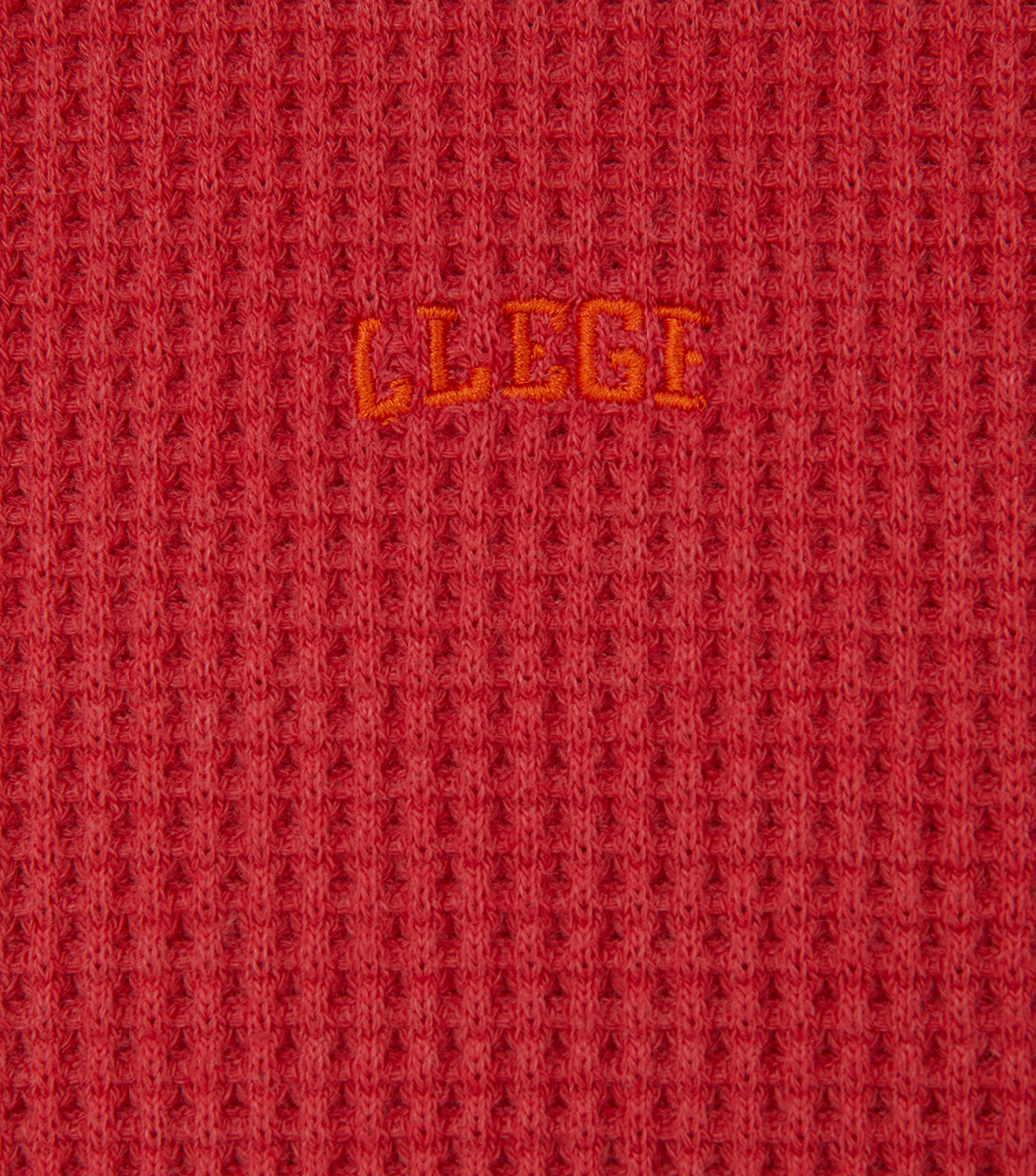 Llege - Garment Dyed Reversible Hoodie (Red) product image 7 | TRAB K-Fashion Australia