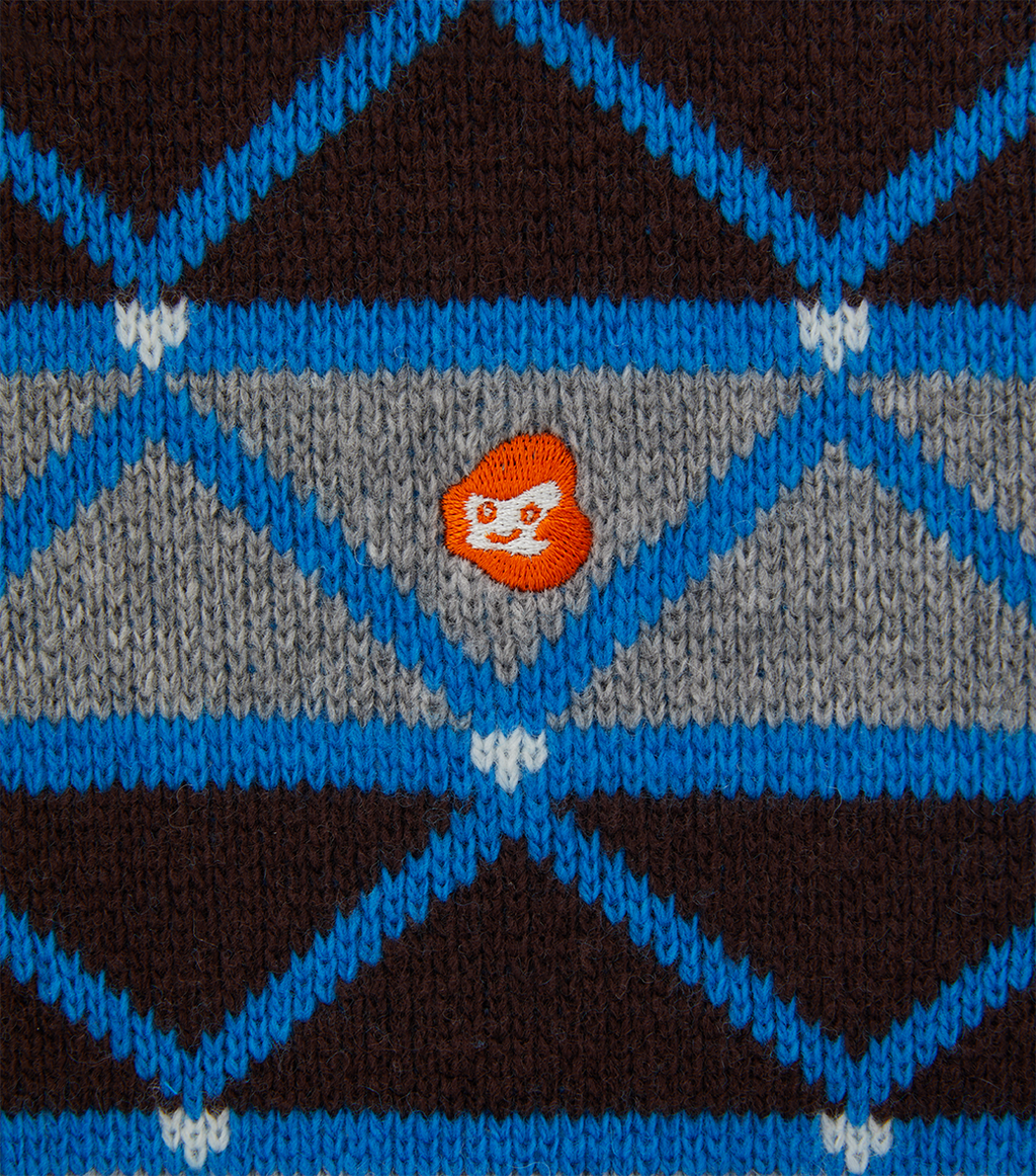 Llege - Winter Jaquard Sweater (Blue) product image 3 | TRAB K-Fashion Australia