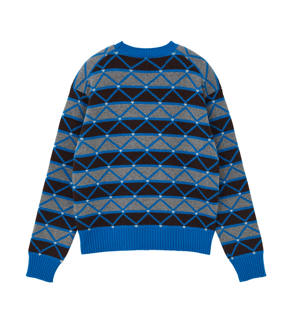 Llege - Winter Jaquard Sweater (Blue) product image 2 | TRAB K-Fashion Australia
