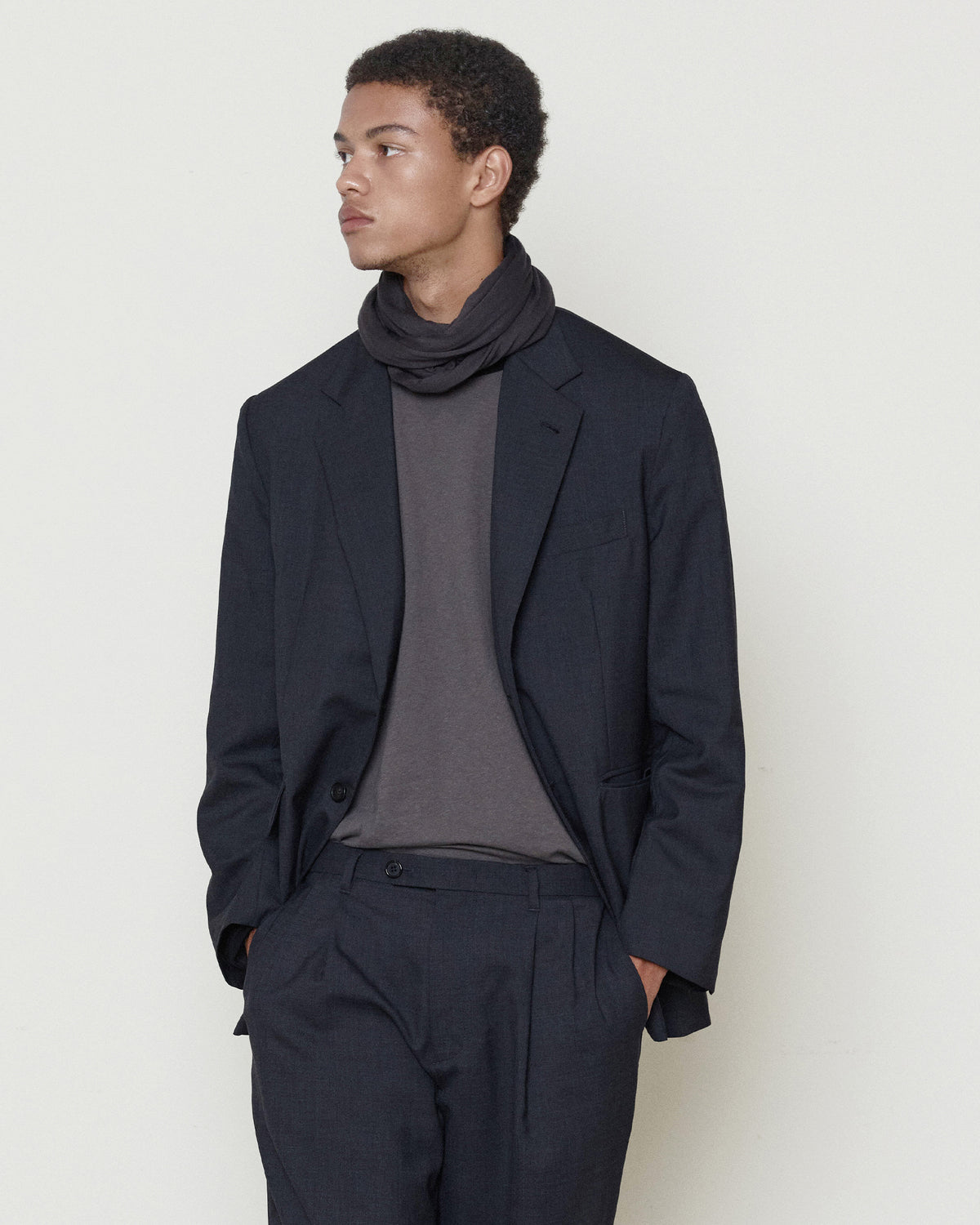 Brownyard - Wool Single Jacket (Charcoal) product image 3 | TRAB K-Fashion Australia