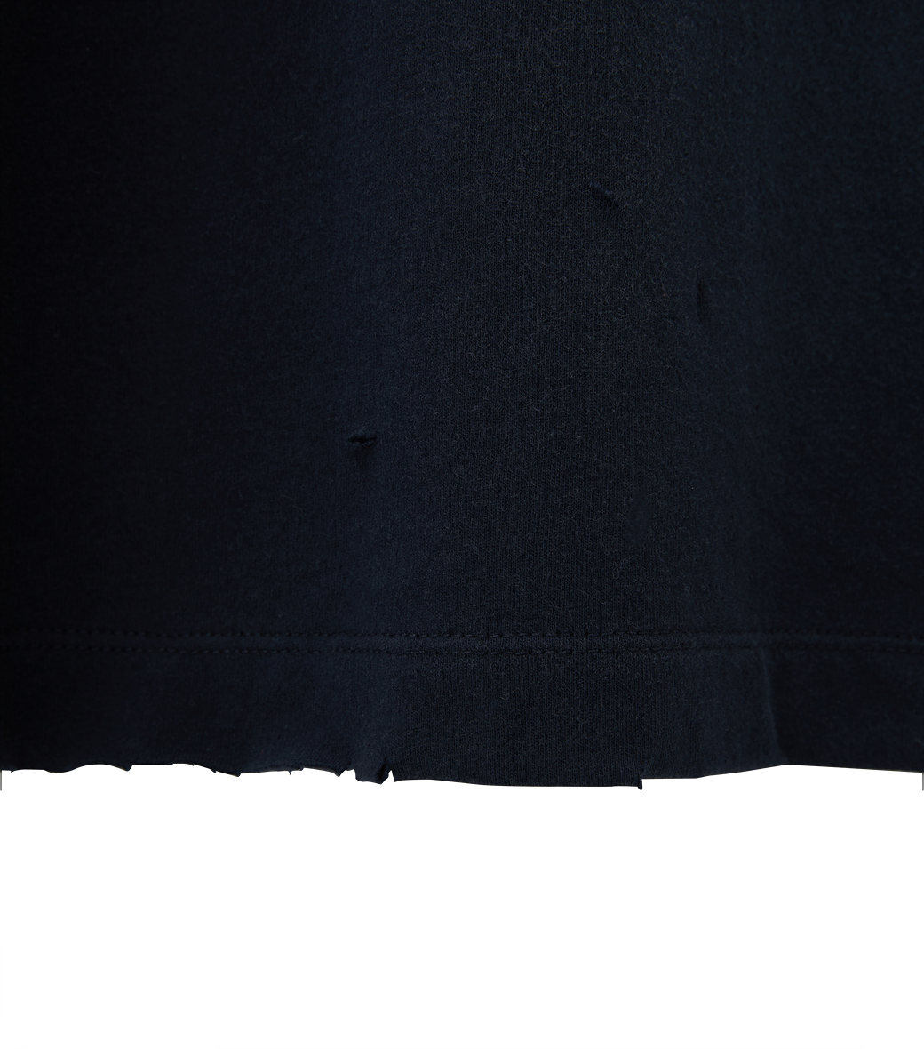 Llege - Sun-Bleached Effect T-Shirt (Navy) product image 6 | TRAB K-Fashion Australia