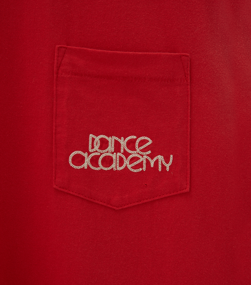 Llege - Sun-Bleached Effect T-Shirt (Red) product image 3 | TRAB K-Fashion Australia