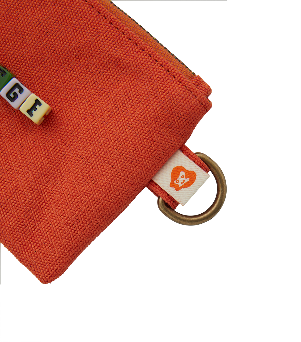 Llege - Cube Logo Canvas Pouch (Orange) product image 4 | TRAB K-Fashion Australia
