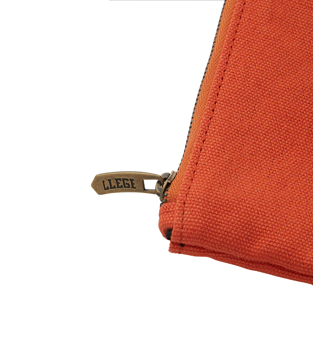 Llege - Cube Logo Canvas Pouch (Orange) product image 5 | TRAB K-Fashion Australia