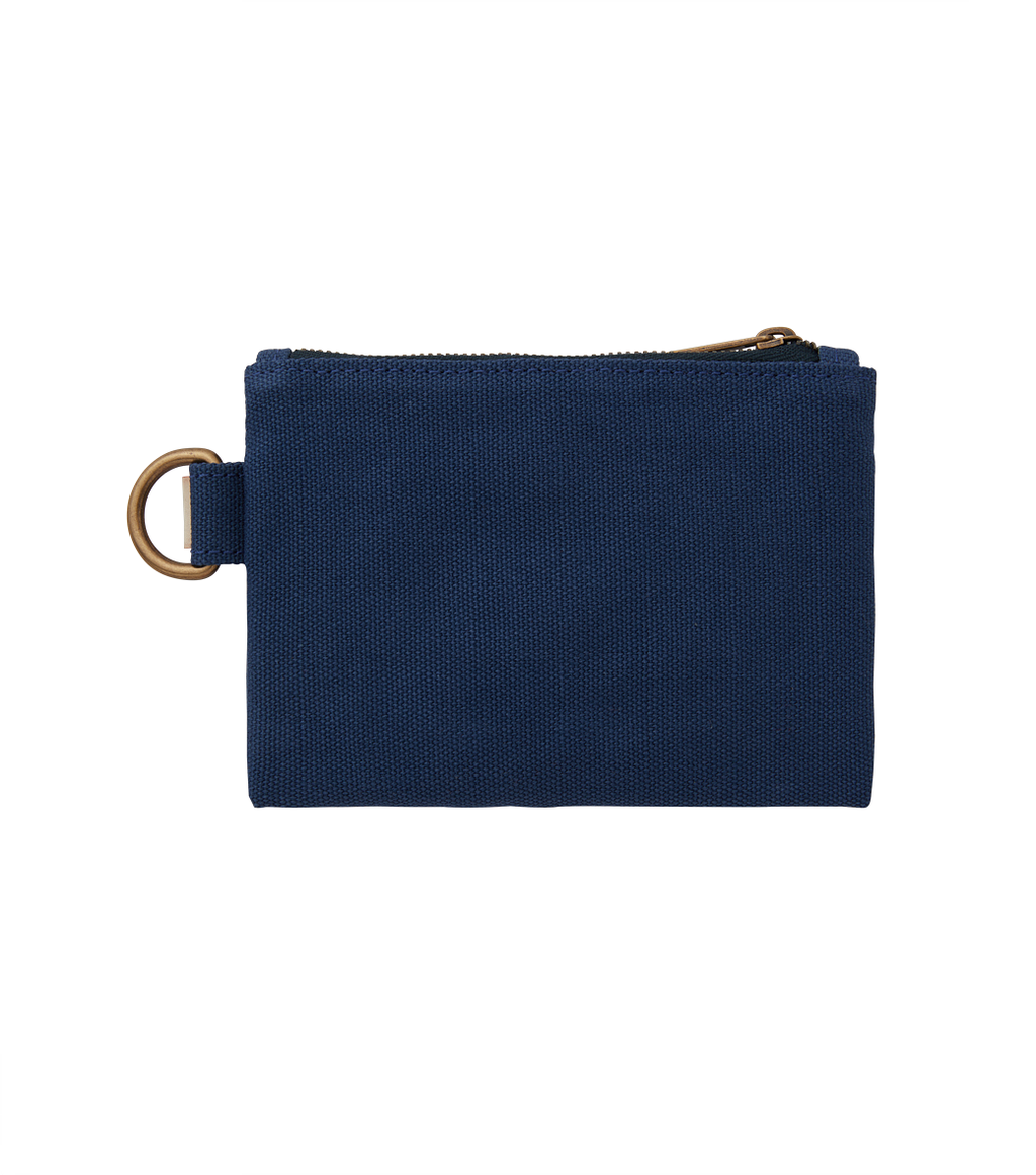 Llege - Cube Logo Canvas Pouch (Navy) product image 2 | TRAB K-Fashion Australia