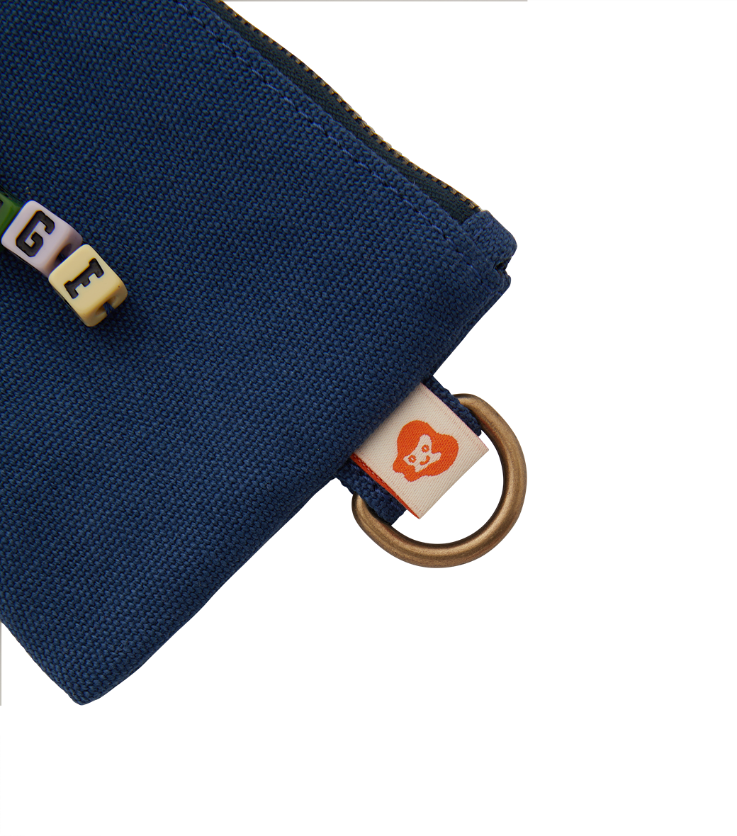 Llege - Cube Logo Canvas Pouch (Navy) product image 4 | TRAB K-Fashion Australia