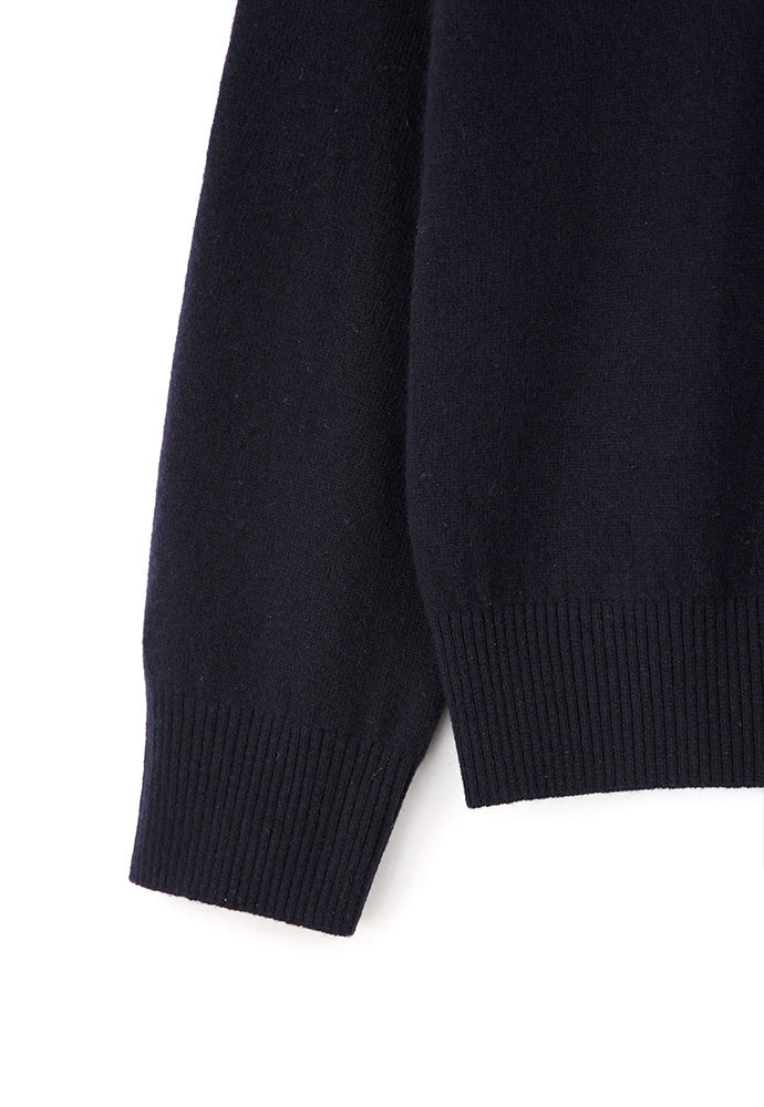 Art if acts - Cashmere V-Neck Knit (Dark Navy) product image 11 | TRAB K-Fashion Australia