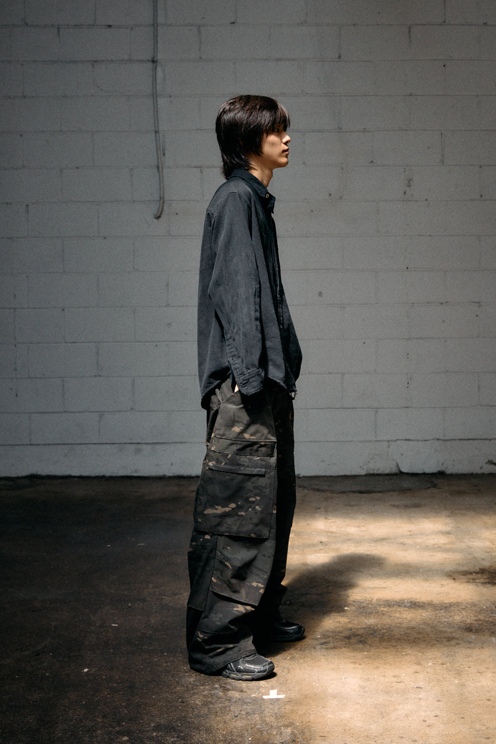 Hatchingroom - Fatigue Over Pants Ripstop Black (Camo) product image 9 | TRAB K-Fashion Australia