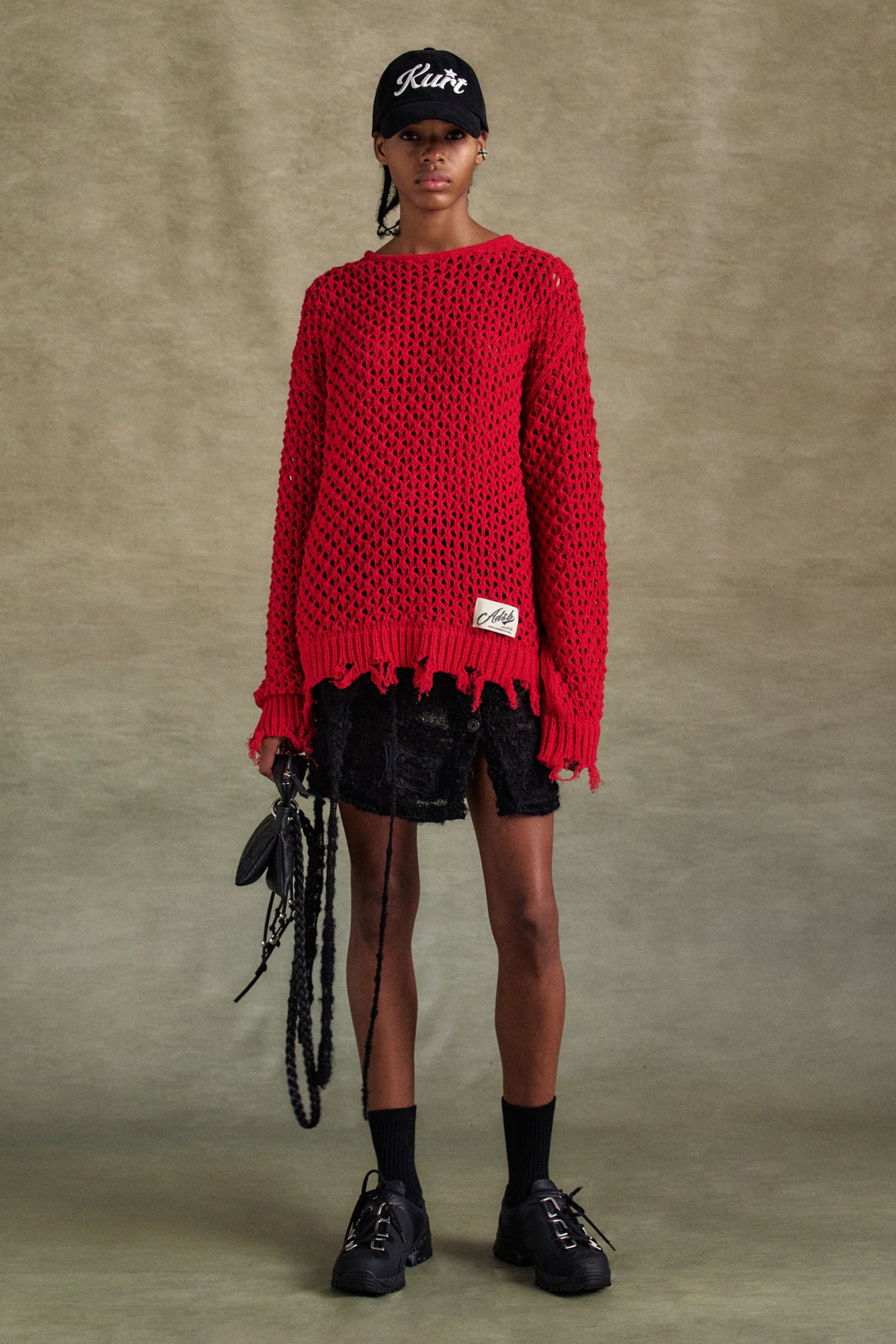 Andersson Bell - Unisex Kurt Star Cap (Black) product image 2 | TRAB K-Fashion Australia