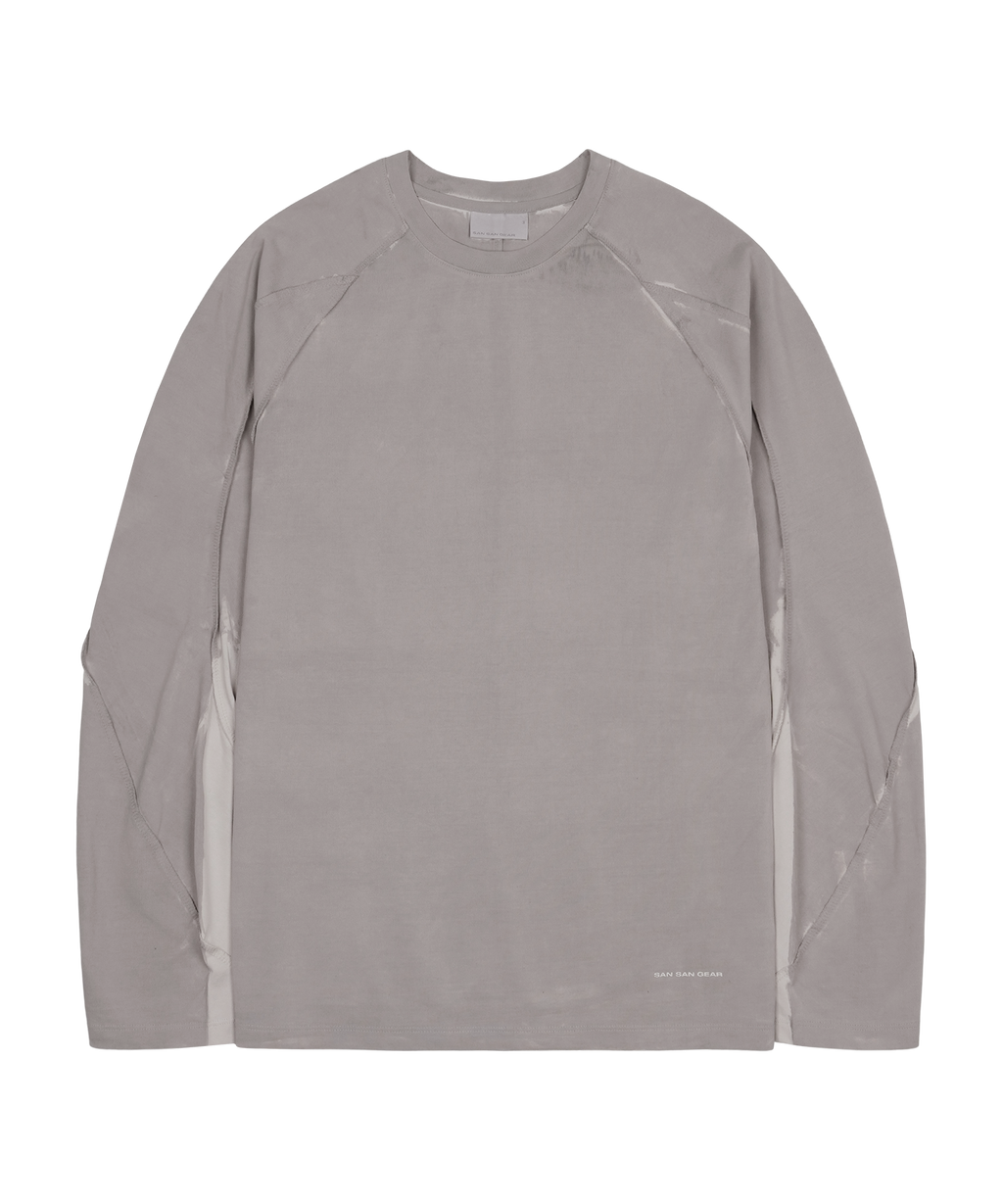 San San Gear - Contrast Long Sleeve (Grey) product image 4 | TRAB K-Fashion Australia