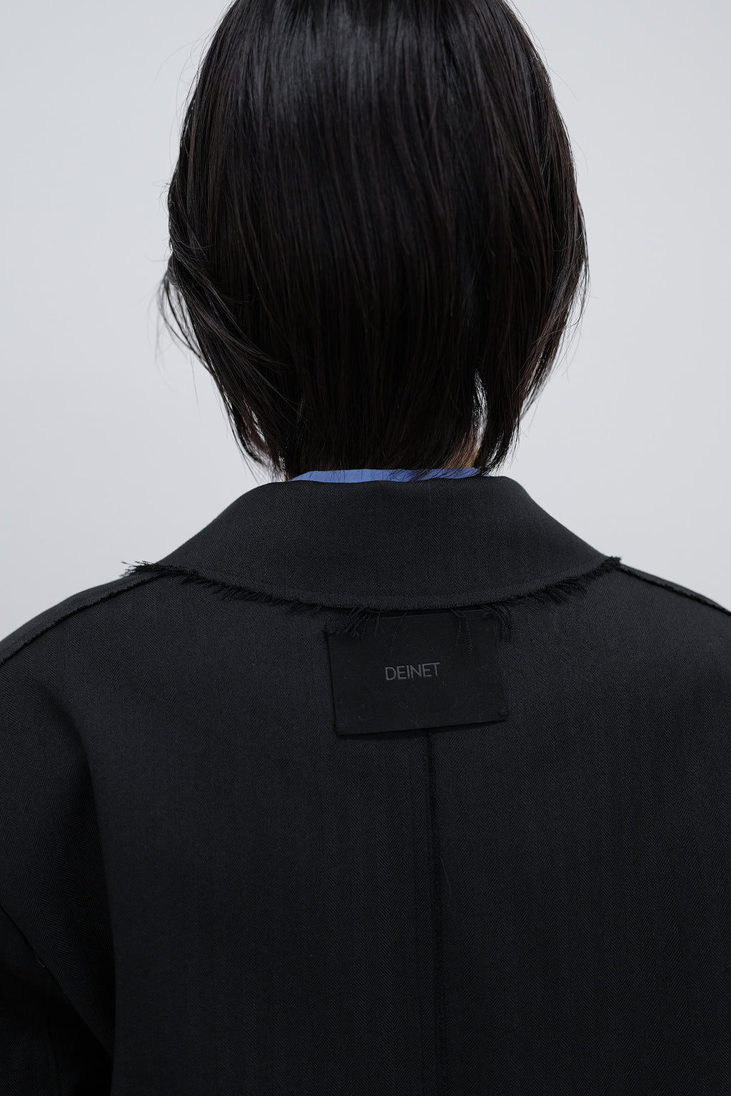 Deinet - Deinet Rough Cut Detail Blazer (Black) product image 8 | TRAB K-Fashion Australia
