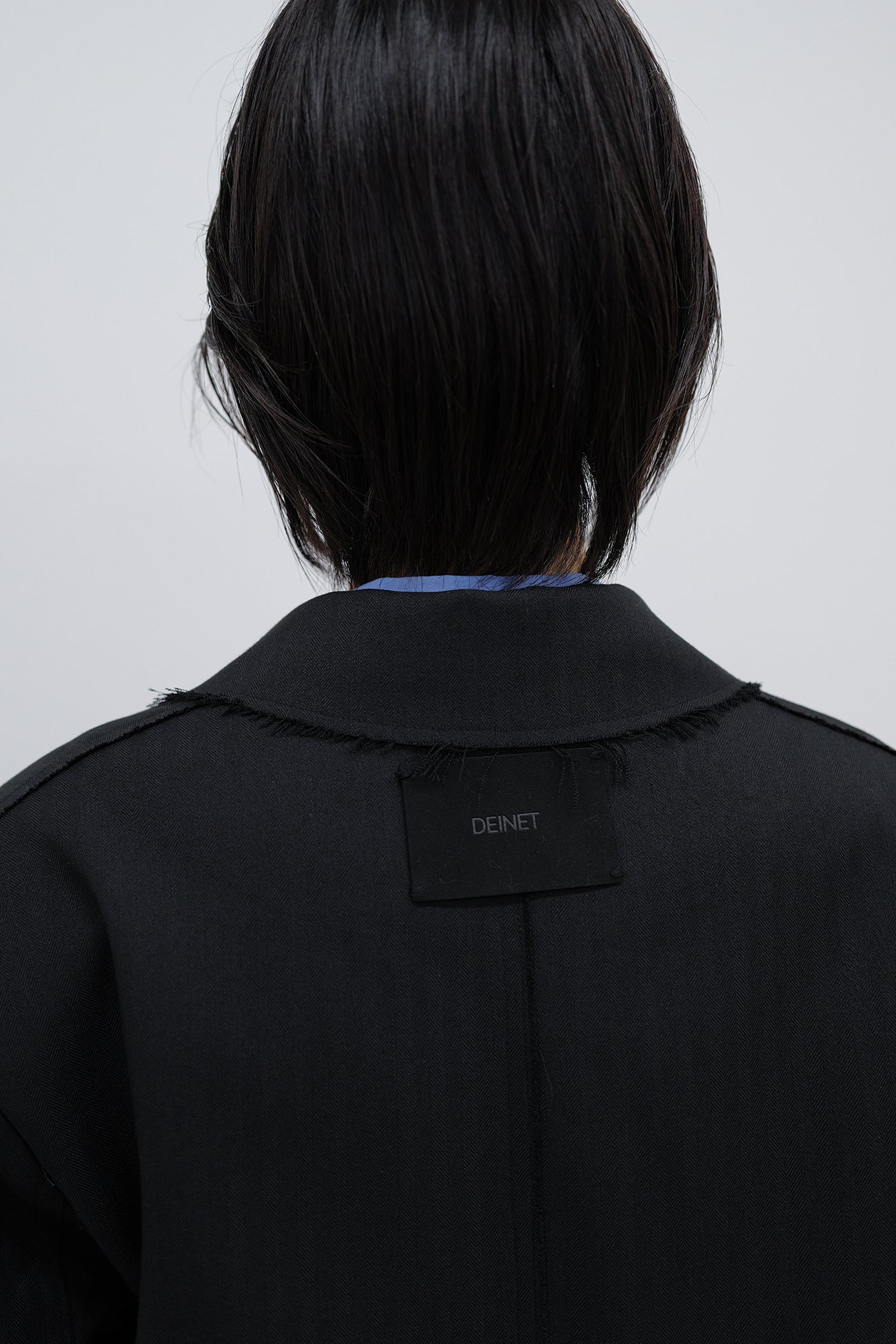 Deinet - Deinet Rough Cut Detail Blazer (Black) product image 8 | TRAB K-Fashion Australia