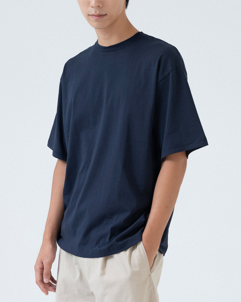 Brownyard - One Day T Shirt (Dark Navy) product image 2 | TRAB K-Fashion Australia