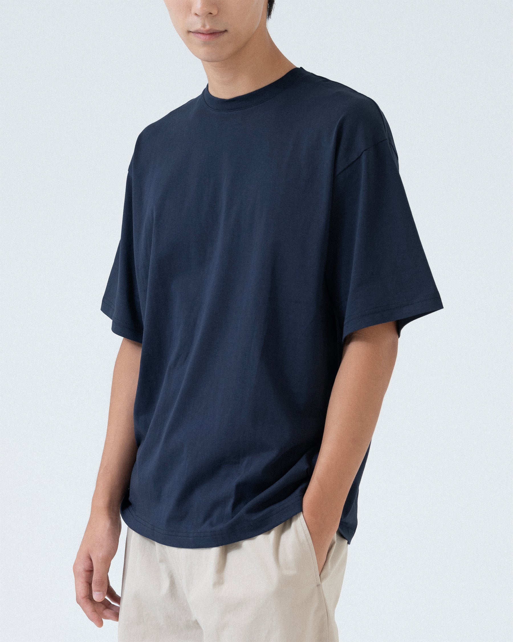Brownyard - One Day T Shirt (Dark Navy) product image 2 | TRAB K-Fashion Australia