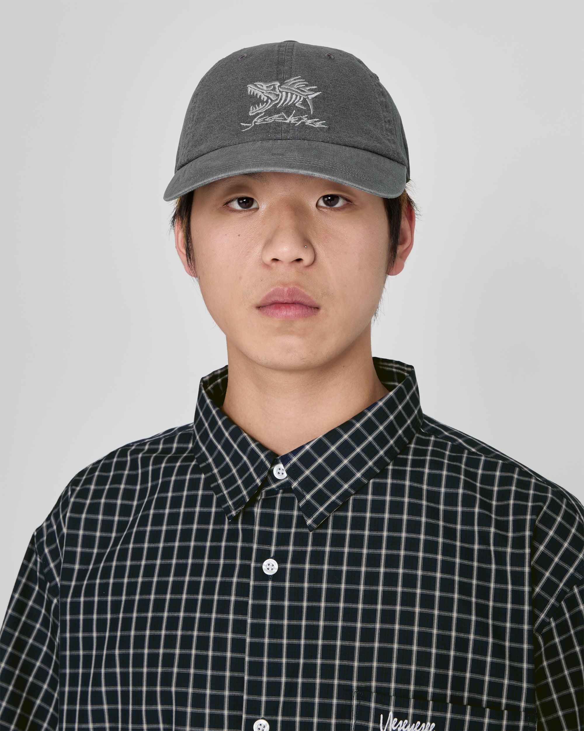 yeseyesee - Fish Born Flexible Cap (Grey) product image 4 | TRAB K-Fashion Australia