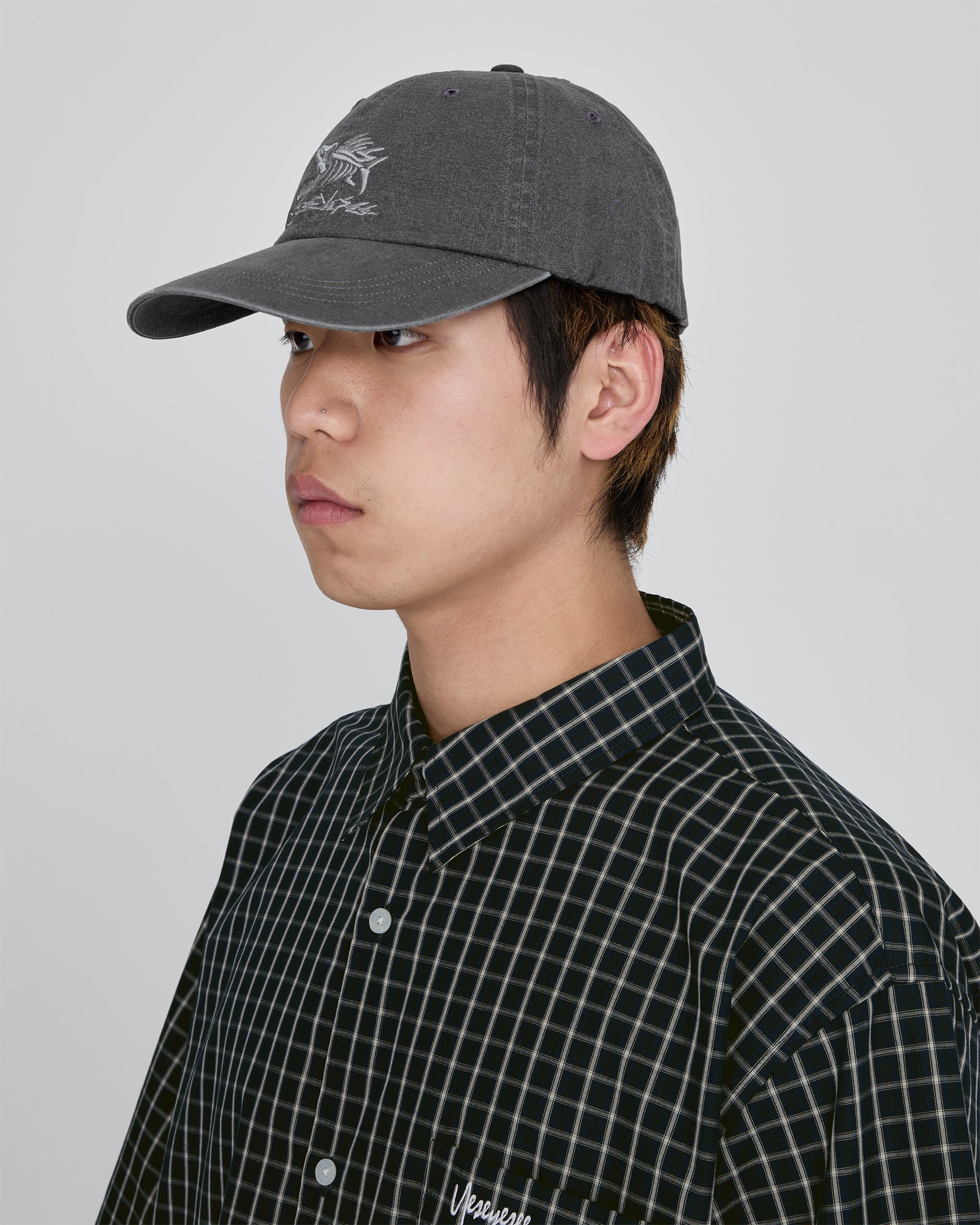 yeseyesee - Fish Born Flexible Cap (Grey) product image 5 | TRAB K-Fashion Australia