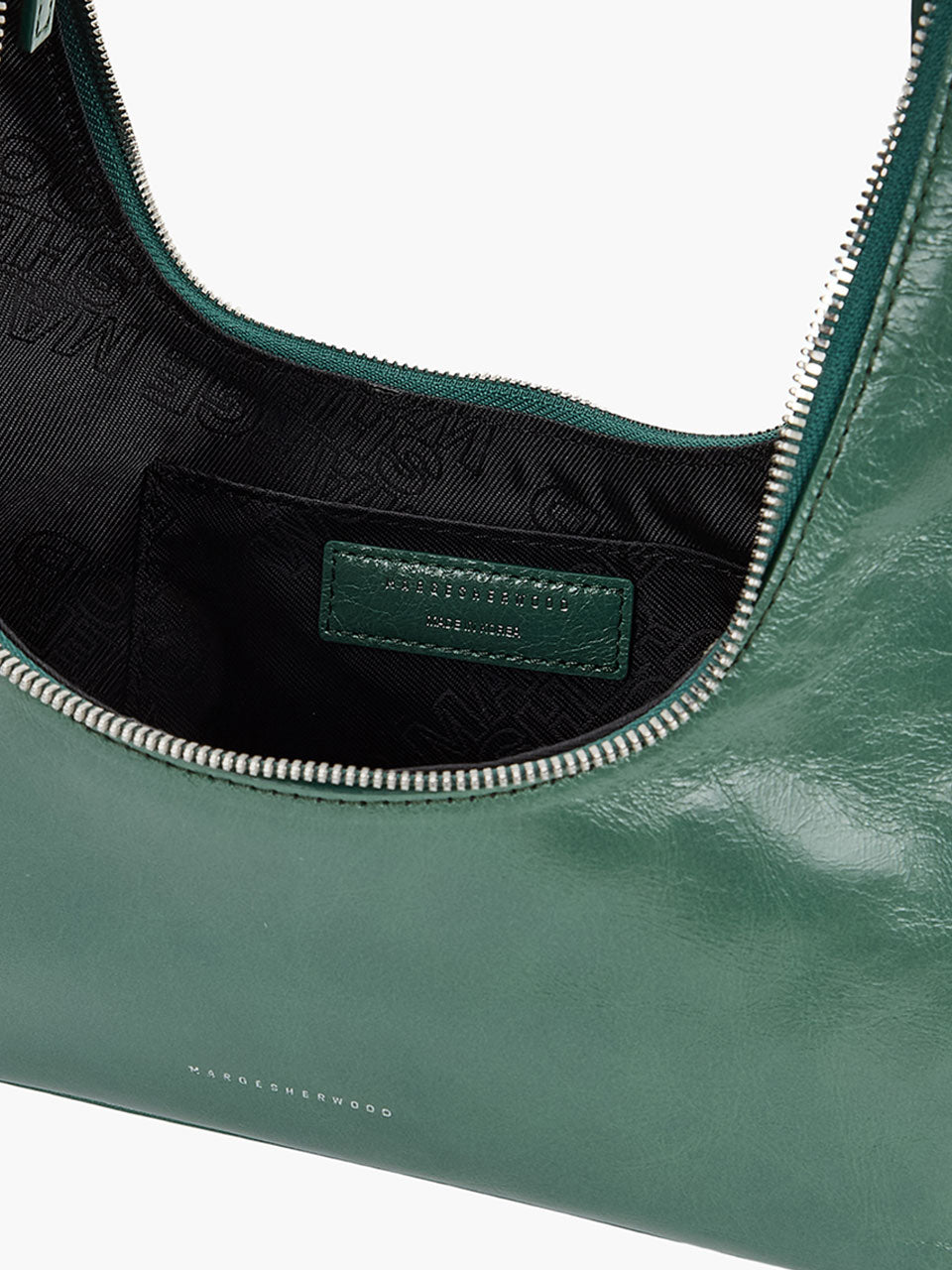 Marge Sherwood - Hobo Shoulder (Hunter Green Crinkle) product image 7 | TRAB K-Fashion Australia