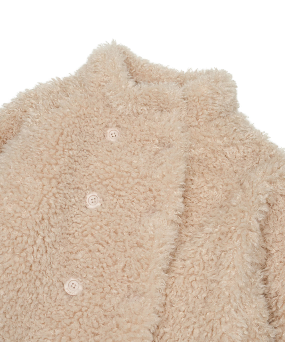 Coyseio - Soft Fur Coat (Light Beige) product image 13 | TRAB K-Fashion Australia