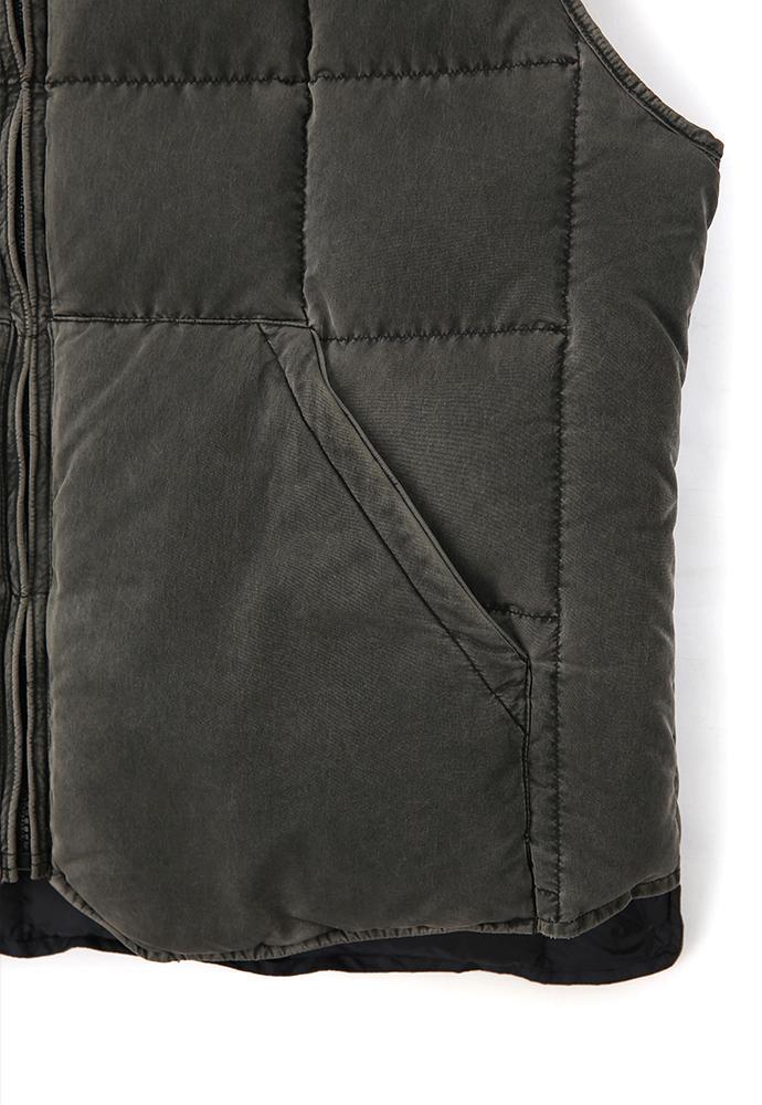 Art if acts - Garment Washed Quilted Vest (Faded Black) product image 13 | TRAB K-Fashion Australia