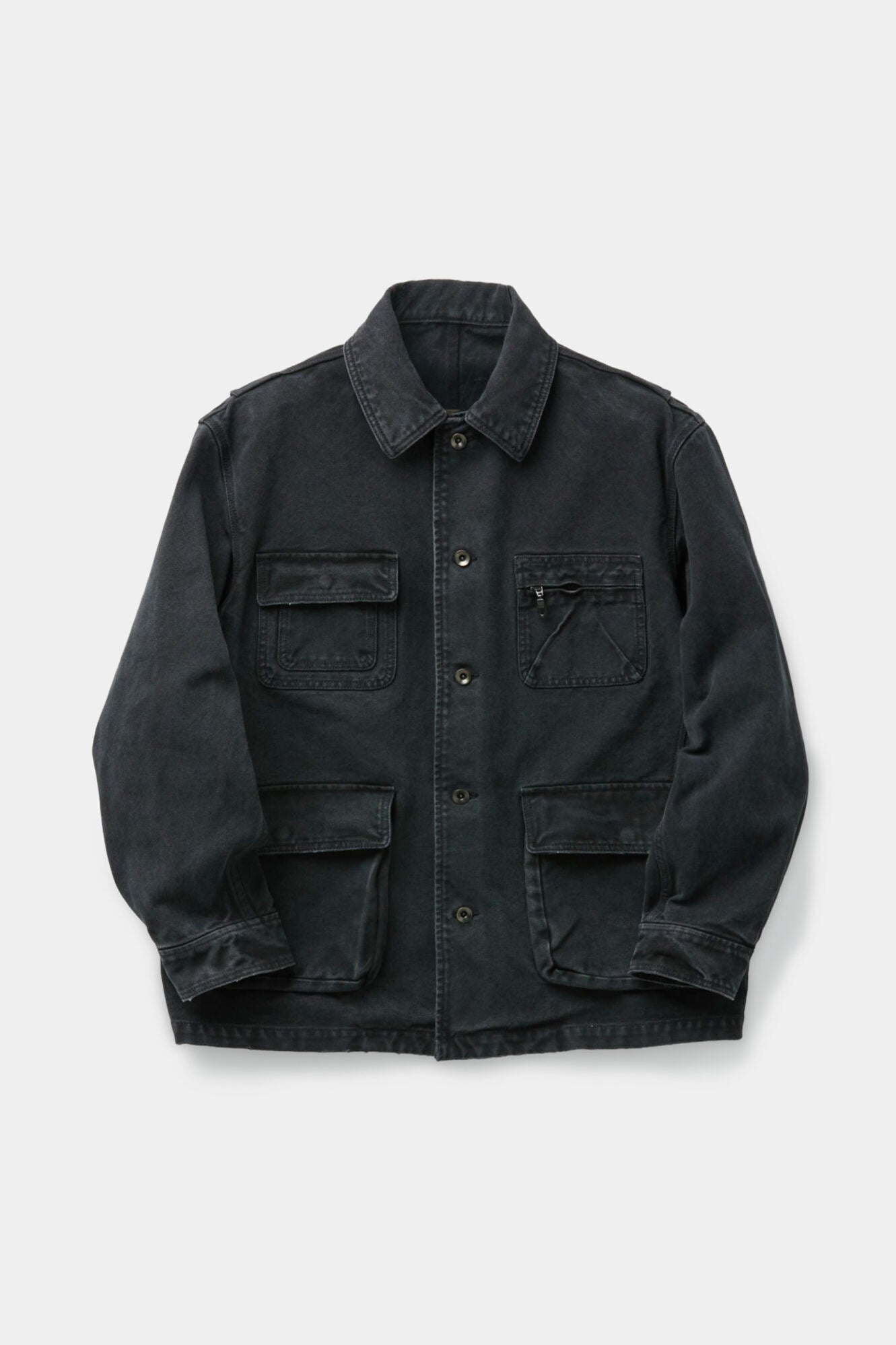 Coor - Over Dyed Coverall Jacket (Washed Charcoal) product image 1 | TRAB K-Fashion Australia