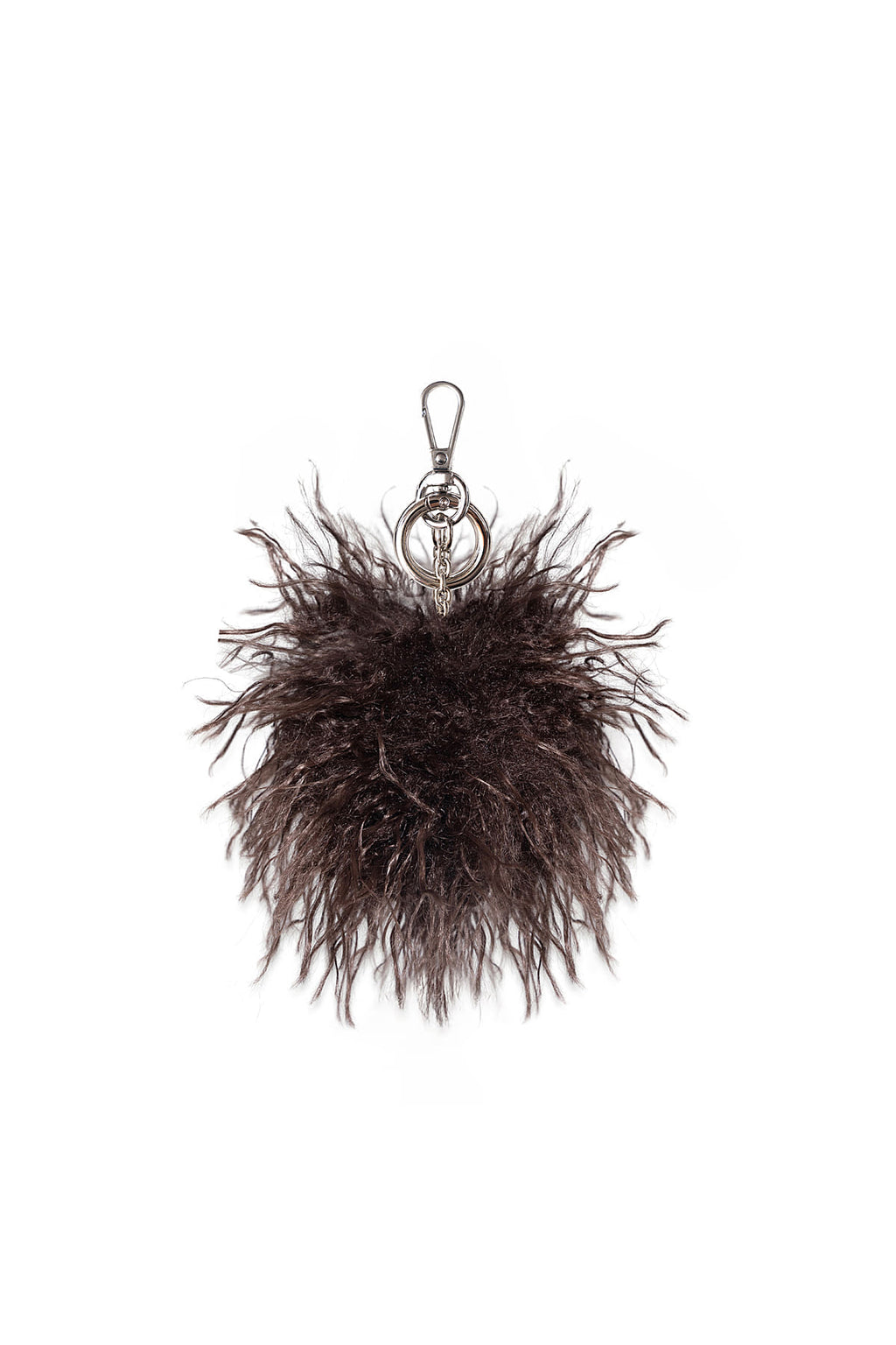 Matin Kim - Oddball Fur Keyring (Brown) product image 2 | TRAB K-Fashion Australia