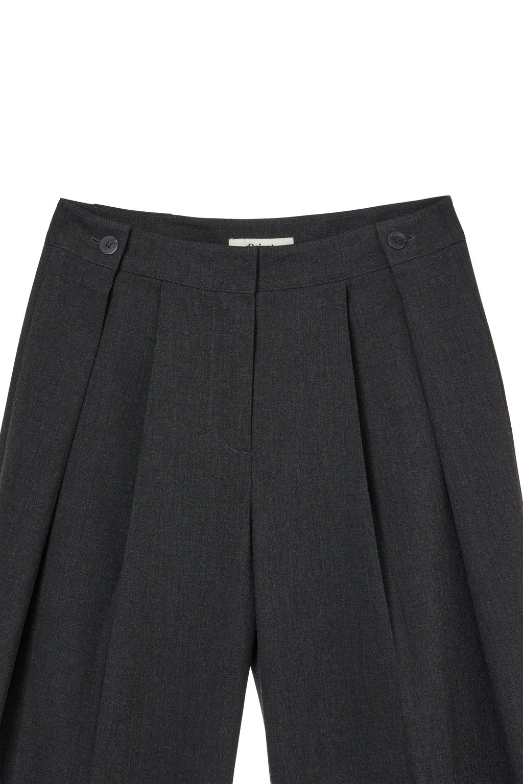 Deinet - Wrap-Front Trousers (Charcoal) product image 3 | TRAB K-Fashion Australia