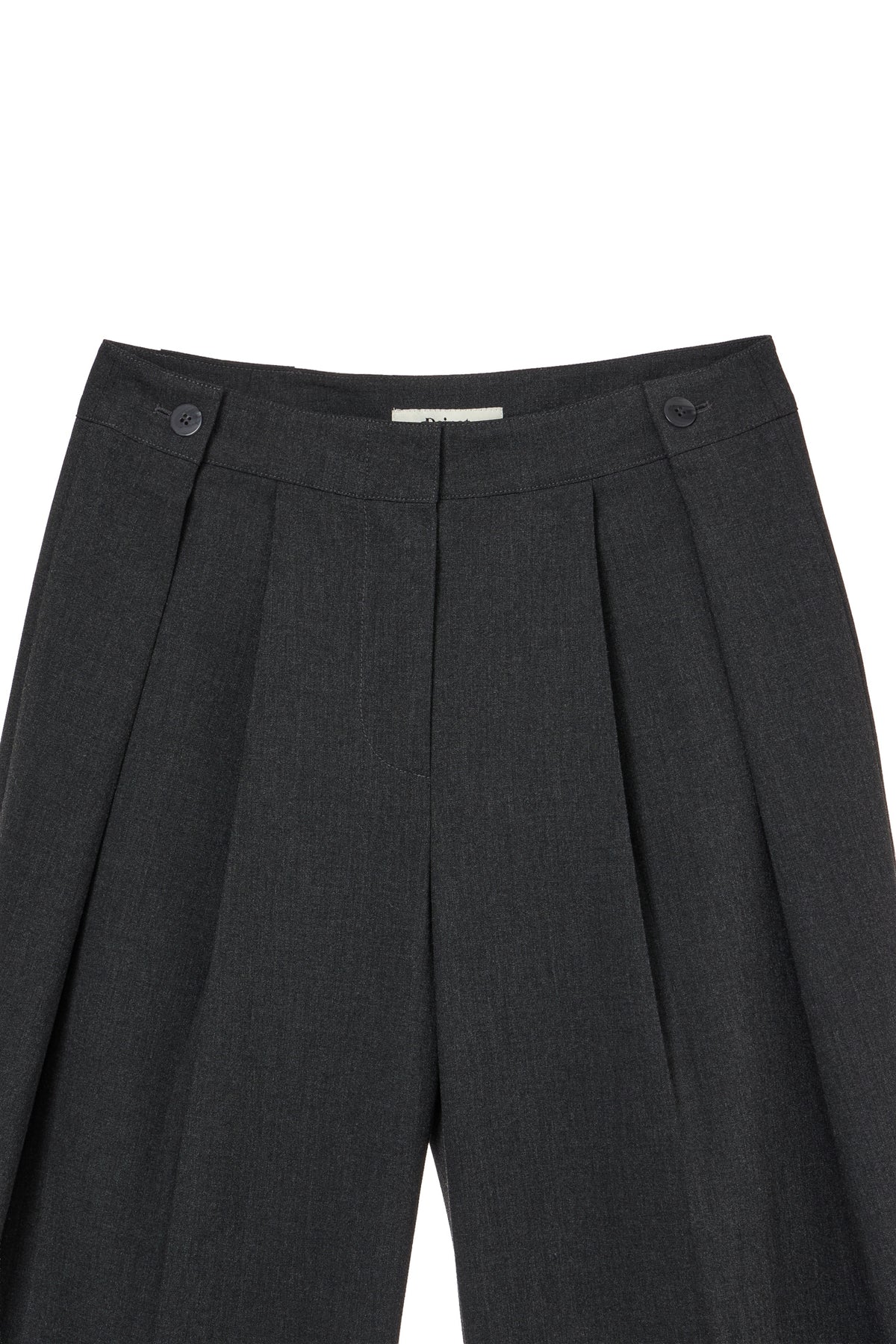 Deinet - Wrap-Front Trousers (Charcoal) product image 3 | TRAB K-Fashion Australia
