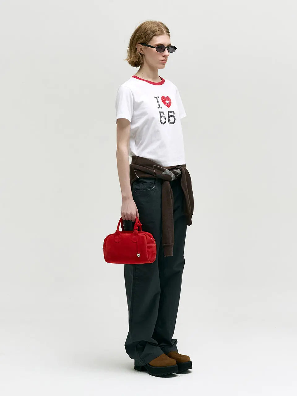 Marge Sherwood - Soft Bowling (Red Suede) product image 9 | TRAB K-Fashion Australia