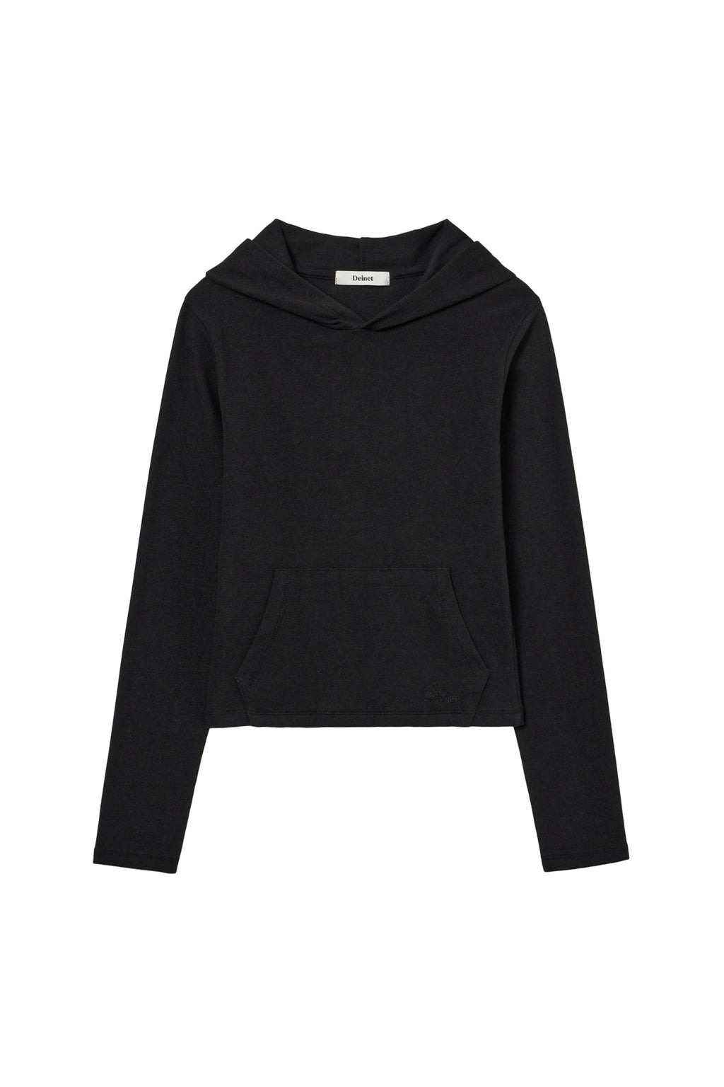 Deinet - Basic Slim Hoodie (Black) product image 1 | TRAB K-Fashion Australia