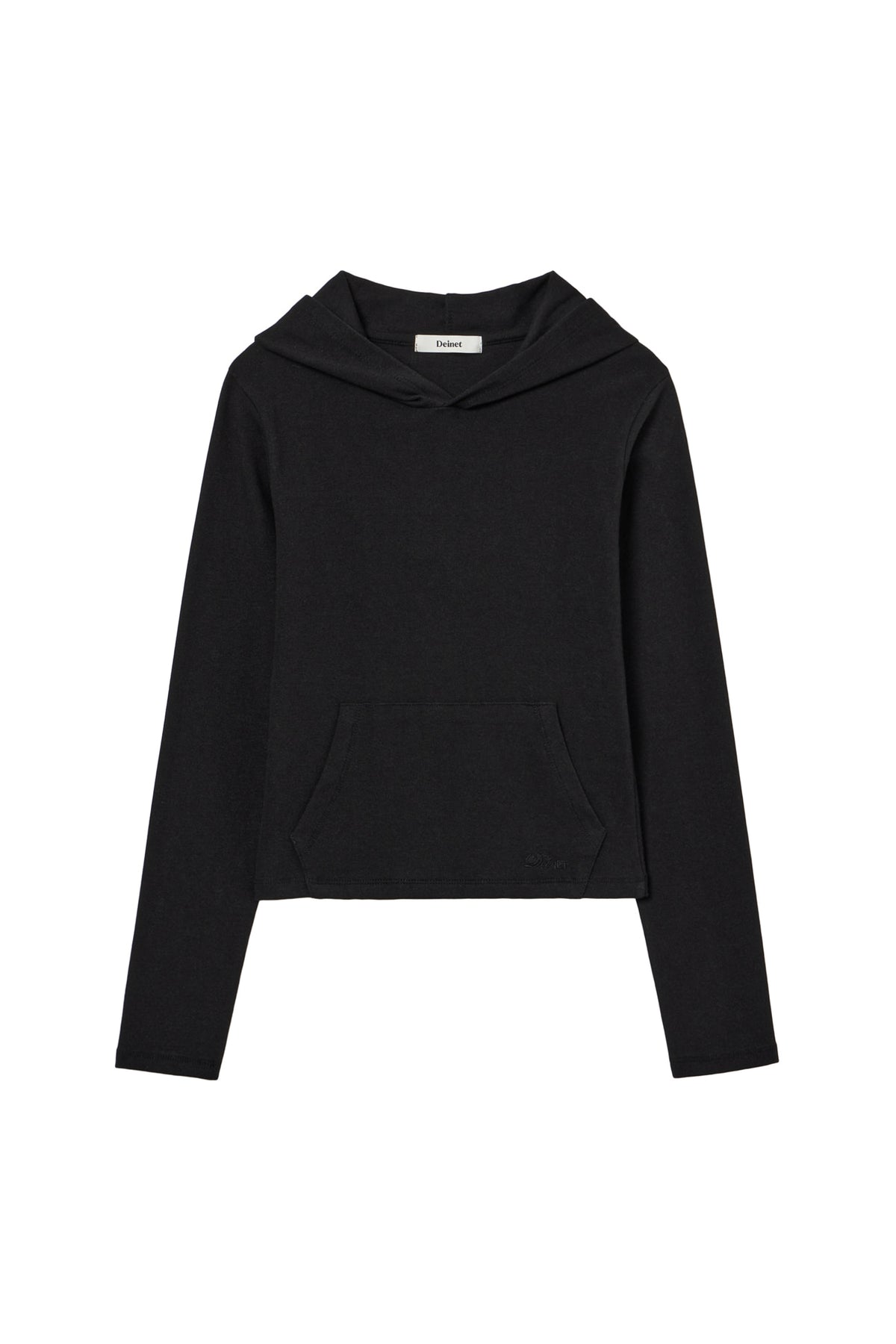 Deinet - Basic Slim Hoodie (Black) product image 1 | TRAB K-Fashion Australia