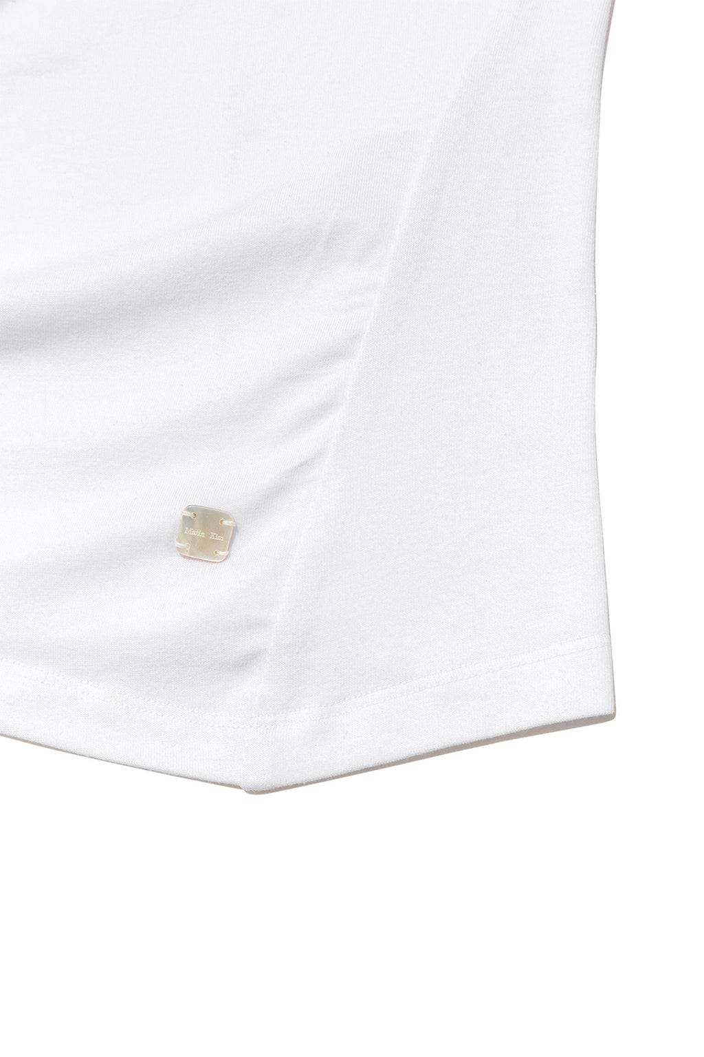 Matin Kim - String Off Shoulder Slim Top (White) product image 4 | TRAB K-Fashion Australia