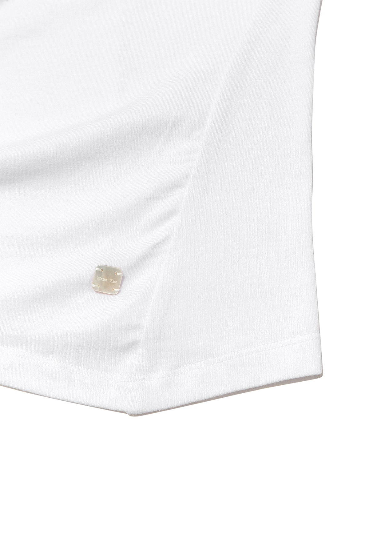 Matin Kim - String Off Shoulder Slim Top (White) product image 4 | TRAB K-Fashion Australia