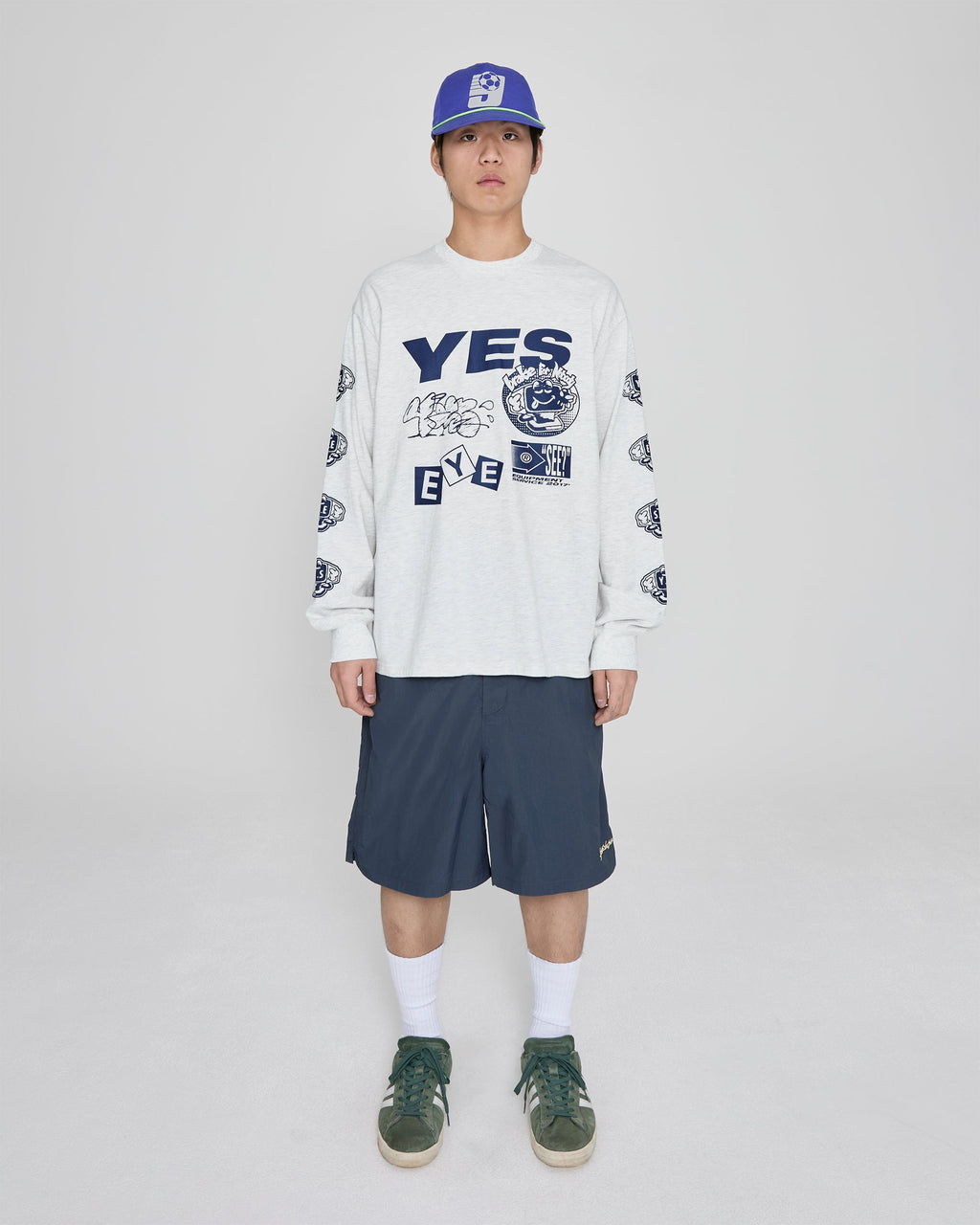yeseyesee - Nylon Dash Shorts (Charcoal) product image 7 | TRAB K-Fashion Australia