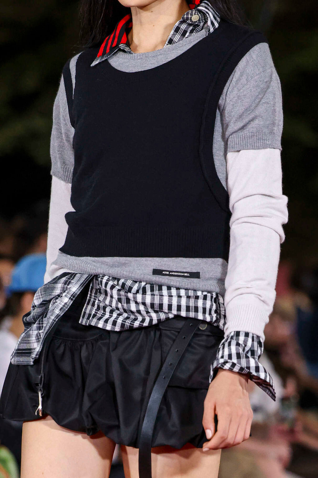 Andersson Bell - Tres Over Layered Sweater (Black) product image 10 | TRAB K-Fashion Australia