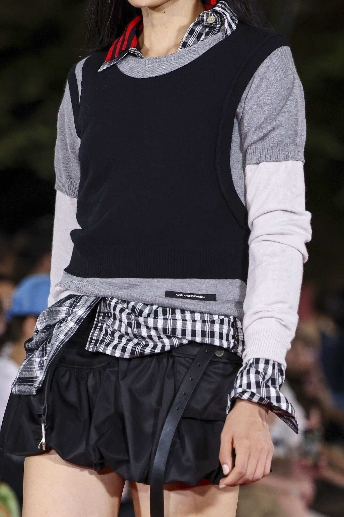 Andersson Bell - Tres Over Layered Sweater (Black) product image 10 | TRAB K-Fashion Australia