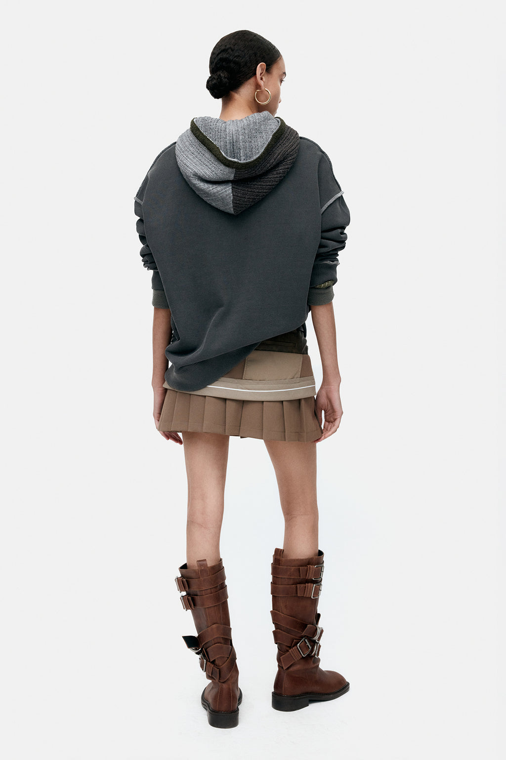 Andersson Bell - Unisex Liquid Logo Sweatshirt (Charcoal) product image 7 | TRAB K-Fashion Australia