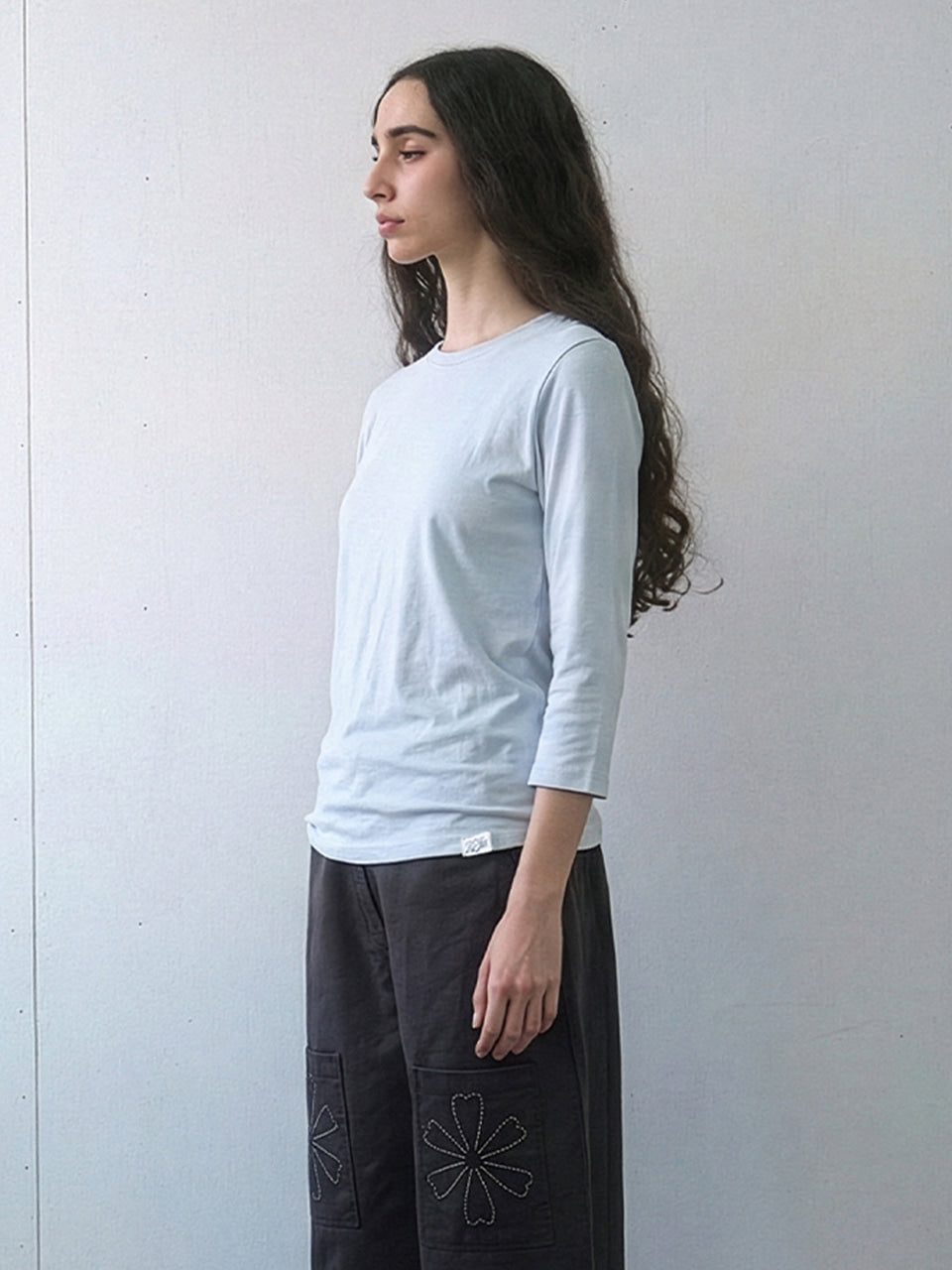 Kijun - Essential Mid Sleeve Tee (4Colors) product image 8 | TRAB K-Fashion Australia