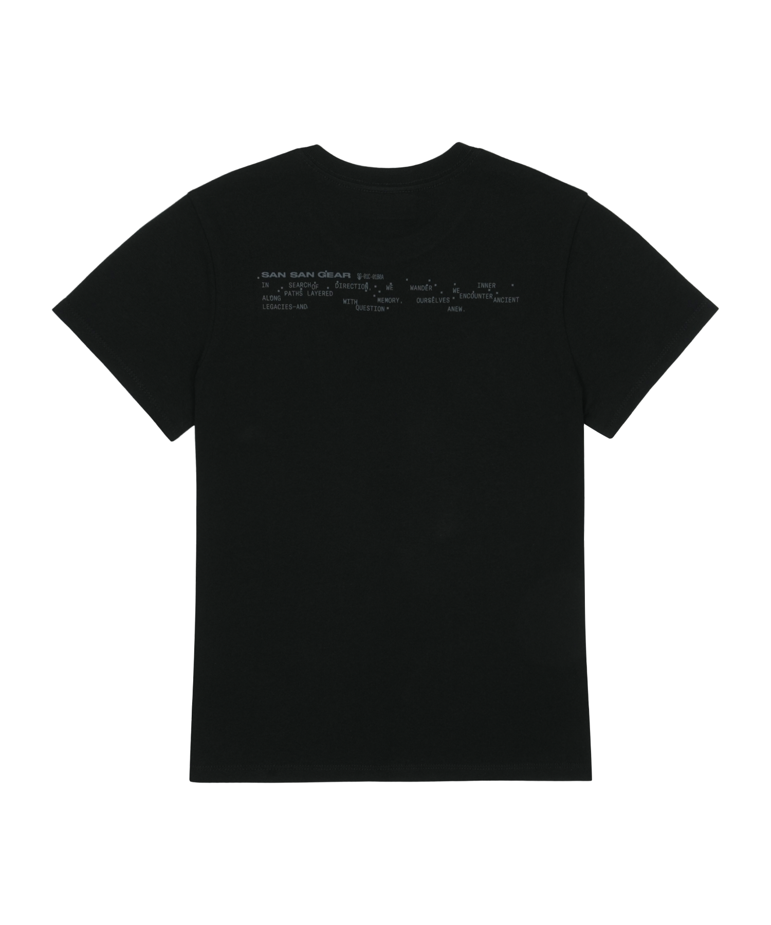 San San Gear - Logo T-Shirt_0 (Black) product image 2 | TRAB K-Fashion Australia