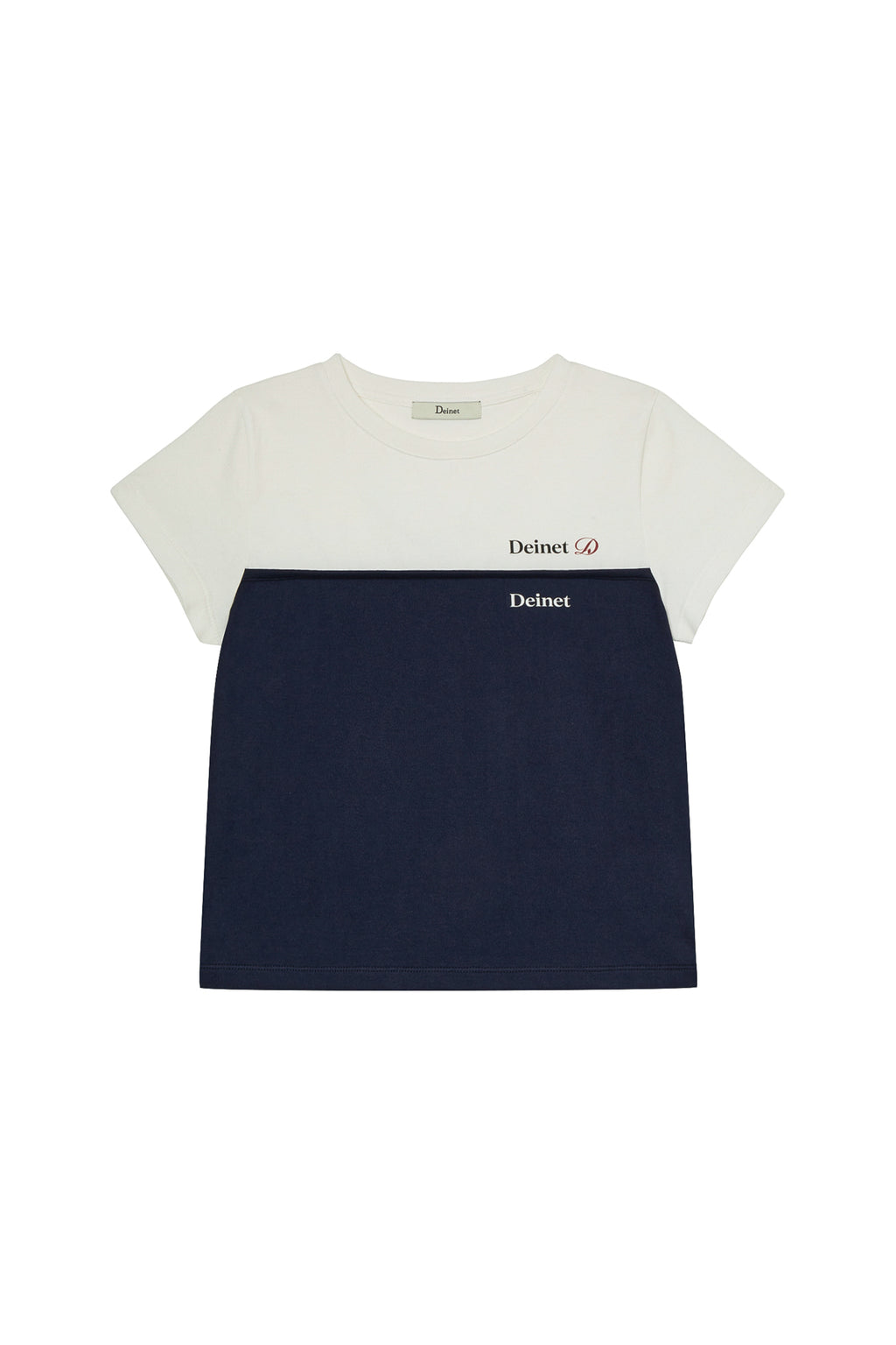 Deinet - Layered Contrast T-Shirt (White) product image 12 | TRAB K-Fashion Australia