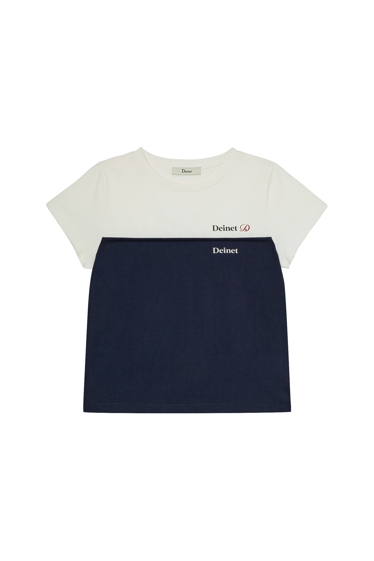 Deinet - Layered Contrast T-Shirt (White) product image 12 | TRAB K-Fashion Australia