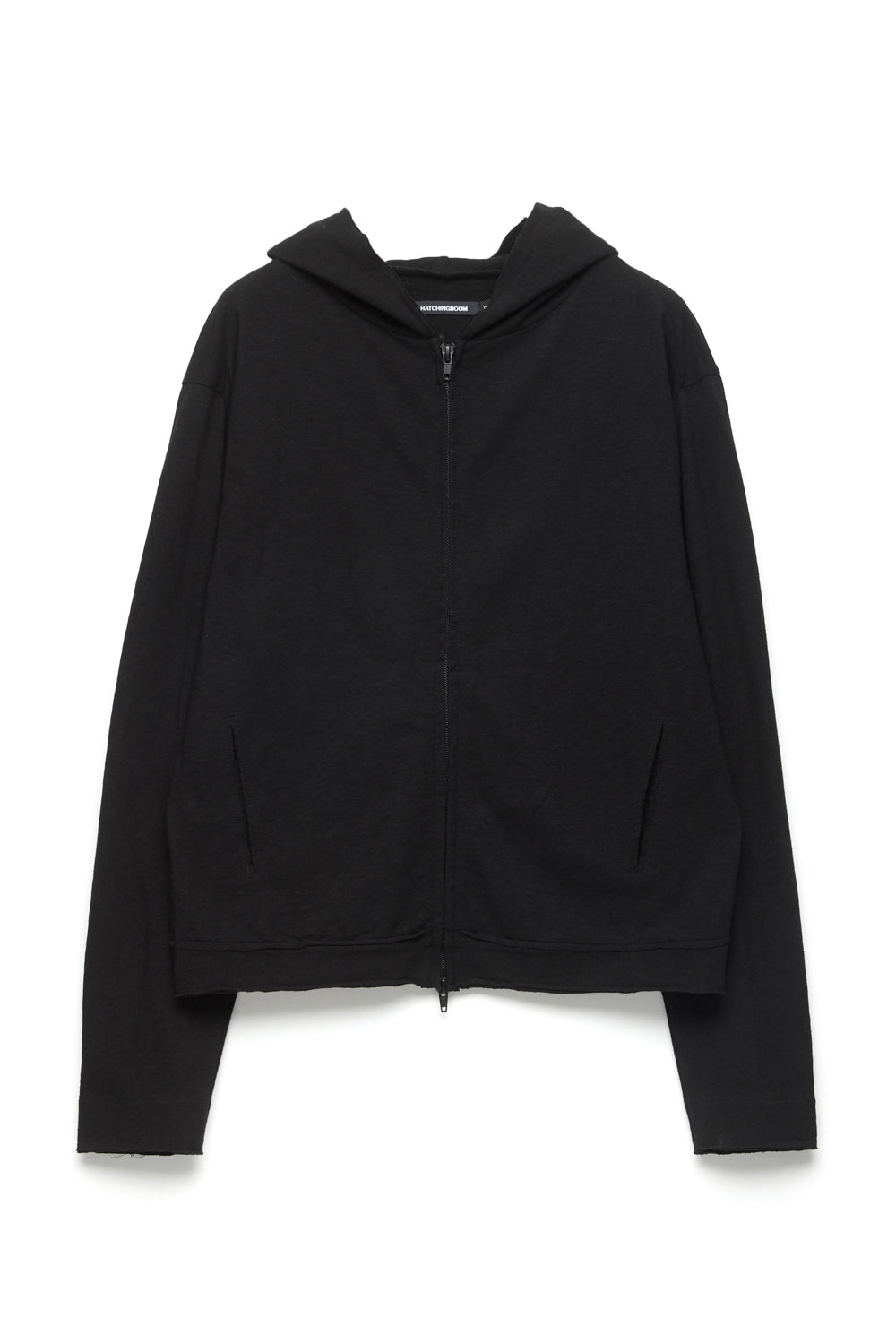 Hatchingroom - Rough Hoodie Slub (Black) product image 1 | TRAB K-Fashion Australia