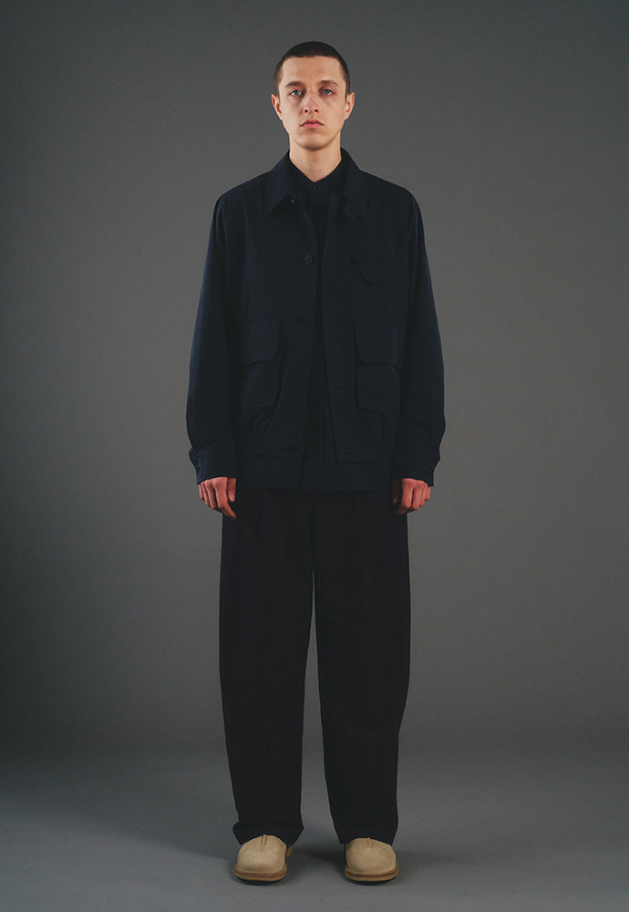 Art if acts - Three Pocket Blouson (Dark Navy) product image 3 | TRAB K-Fashion Australia