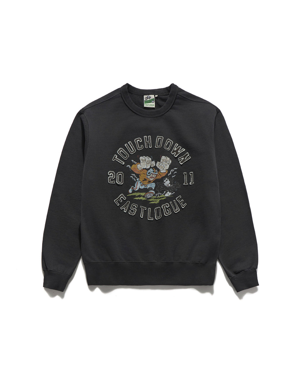 Eastlogue - Felix Breakaway Rugby Sweat Shirt (Black) product image 1 | TRAB K-Fashion Australia