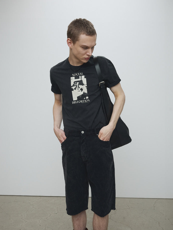 Tonywack - Social Distortion Garment Dyed T-Shirt (Faded Black) product image 4 | TRAB K-Fashion Australia