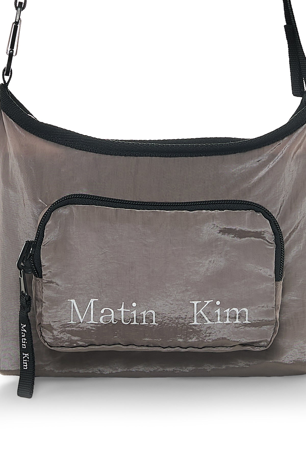 Matin Kim - Packable Cross Pocket Bag (Grey) product image 4 | TRAB K-Fashion Australia