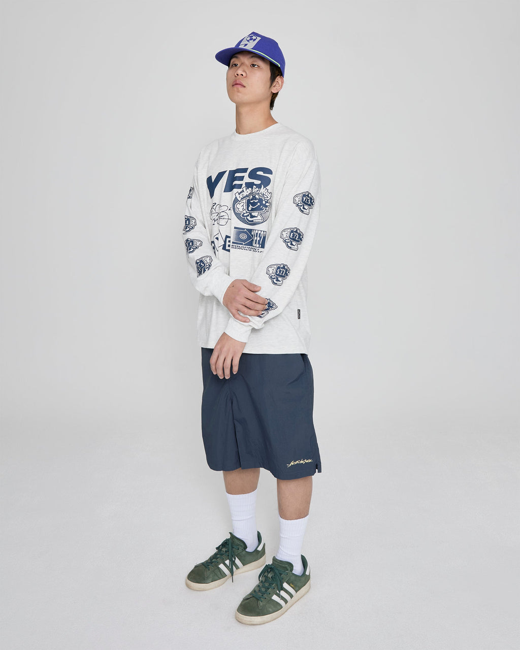 yeseyesee - Nylon Dash Shorts (Charcoal) product image 8 | TRAB K-Fashion Australia